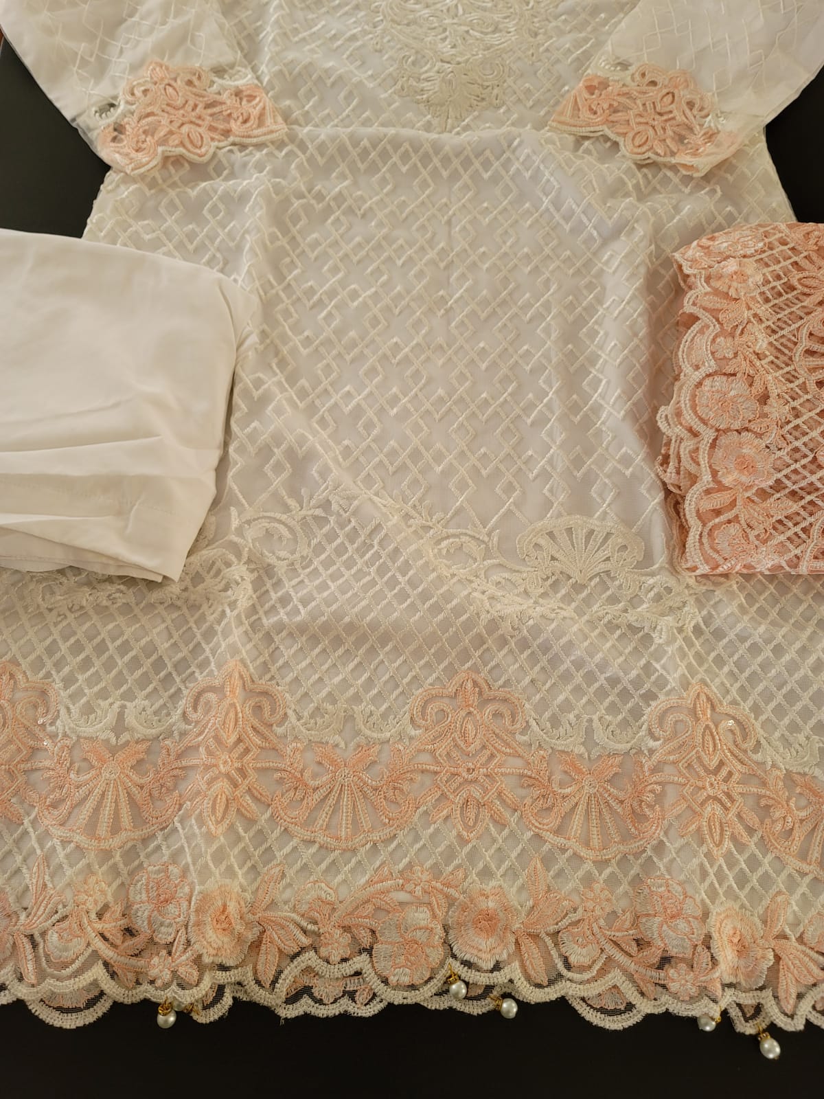 Pakistani Stitched Embroidery Party Wear Dresses Ready To Ship