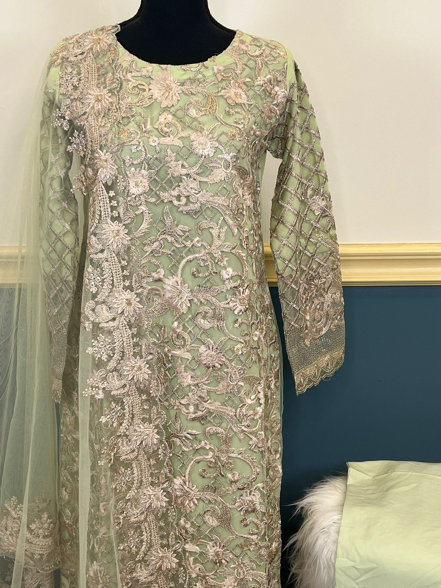 Pakistani Embroidered Party wear Ready To Ship