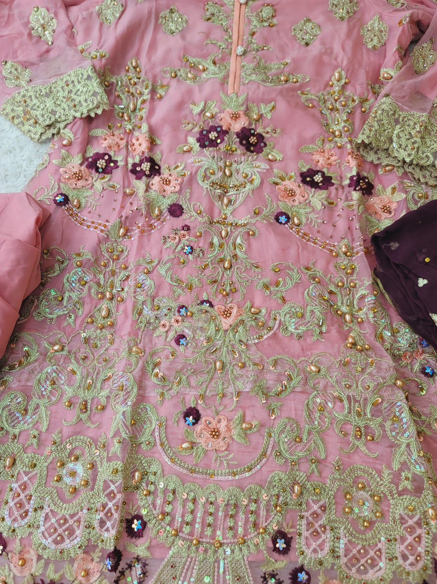 Pakistani Stitched Embroidery Party Wear Dresses Ready To Ship