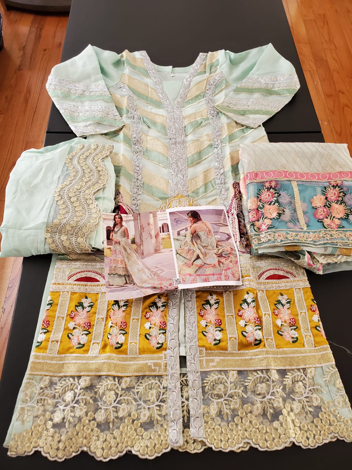 Pakistani Stitched Embroidery Party Wear Dresses Ready To Ship