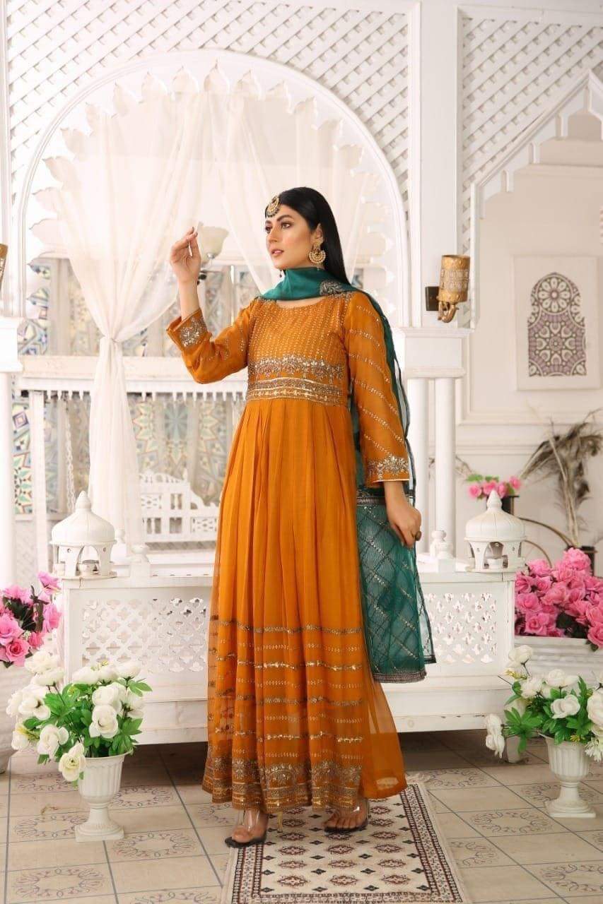 Pakistani Embroidered Luxury Party wear Ready To Ship