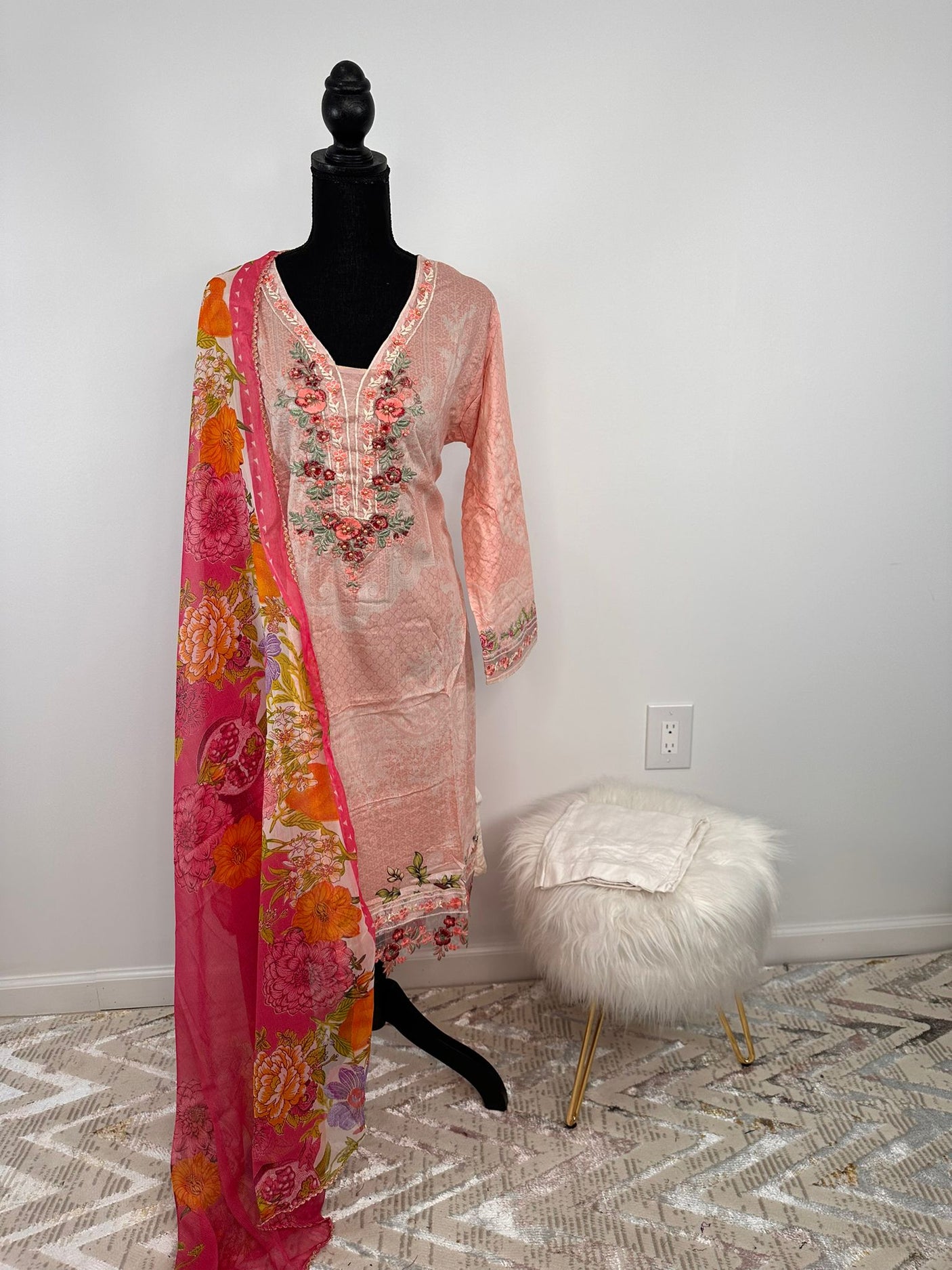 Pakistani Embroidered Lawn ready to ship