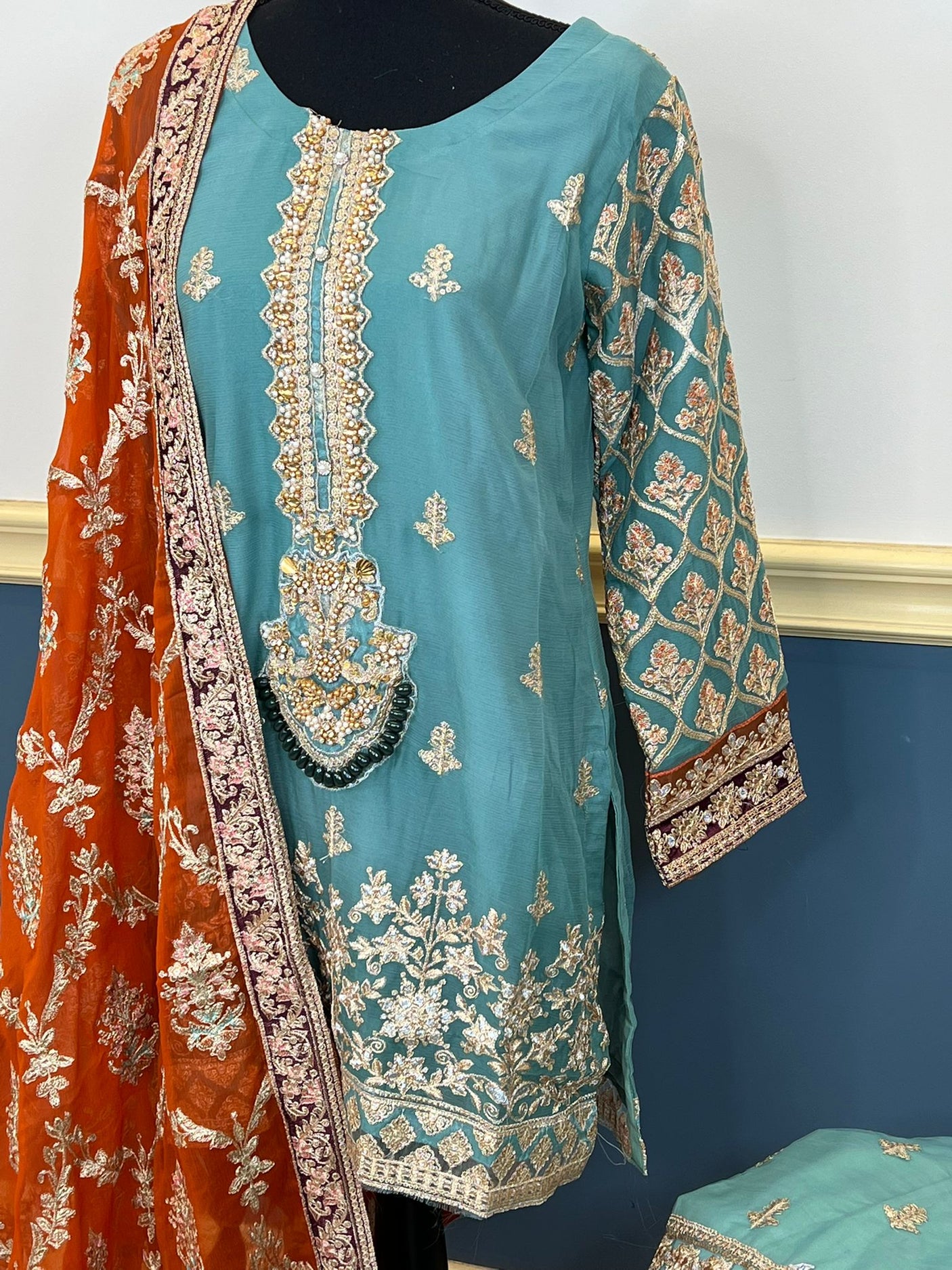 Pakistani Embroidered Party wear Ready To Ship