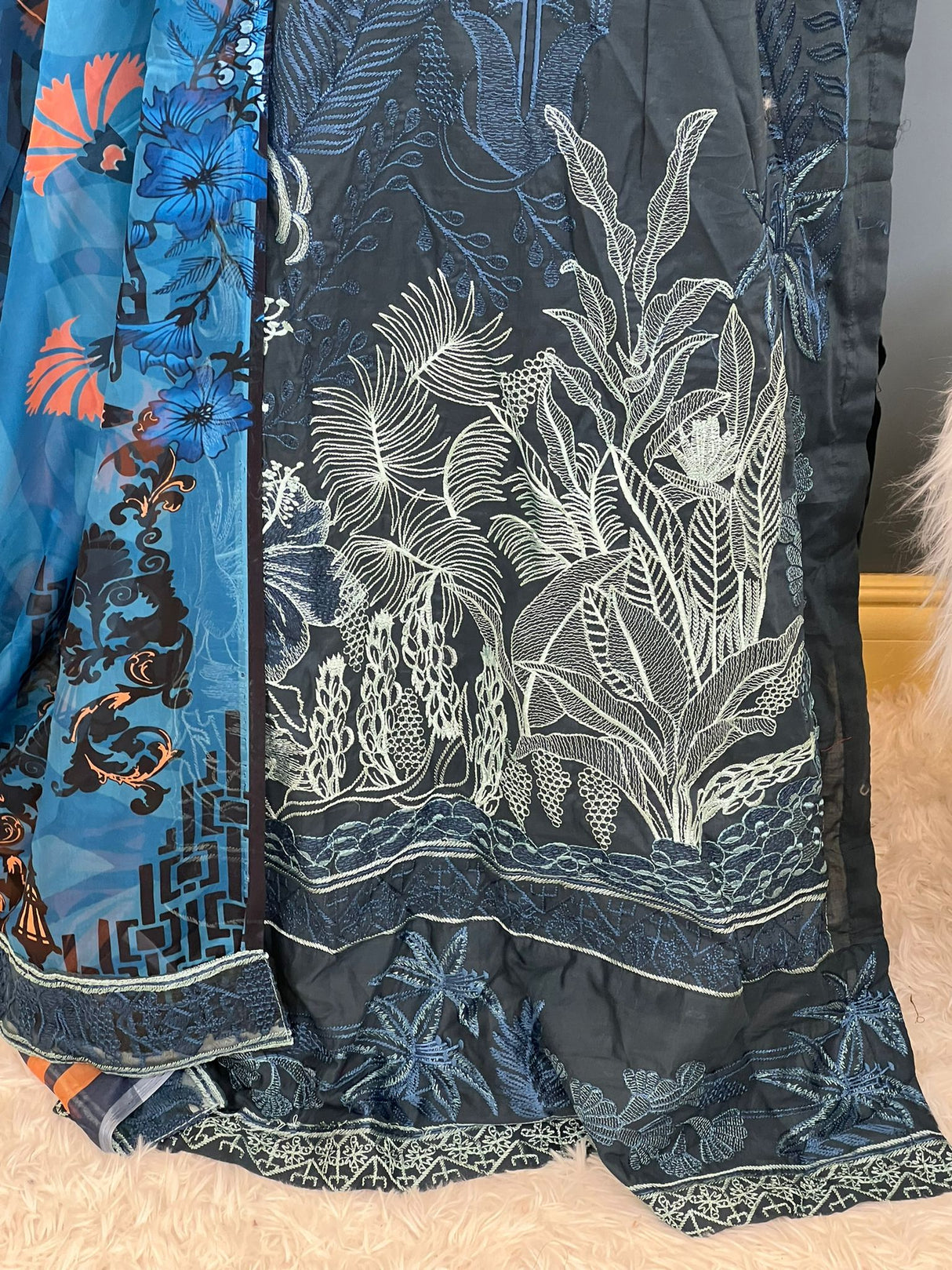 Luxury Embroidered lawn Ready To Ship