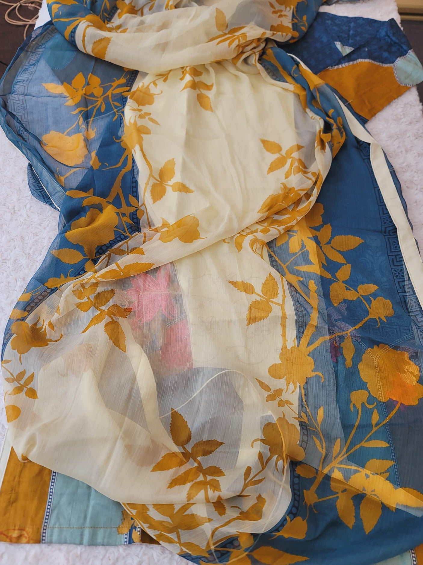 Pakistani Stitched lawn Embroidered Salwar kameez ready to ship