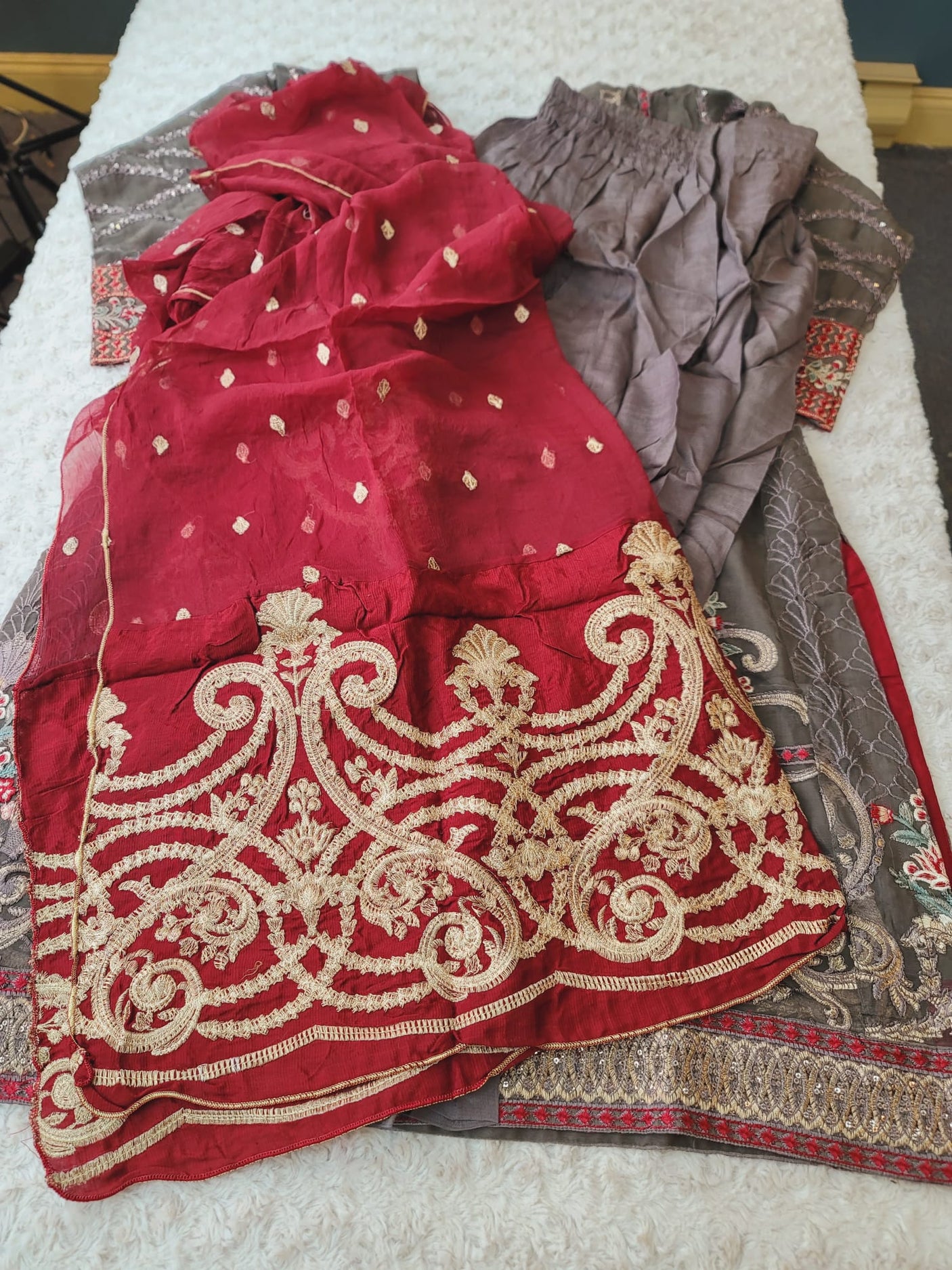 Pakistani Stitched Embroidery Party Wear Dresses Ready To Ship