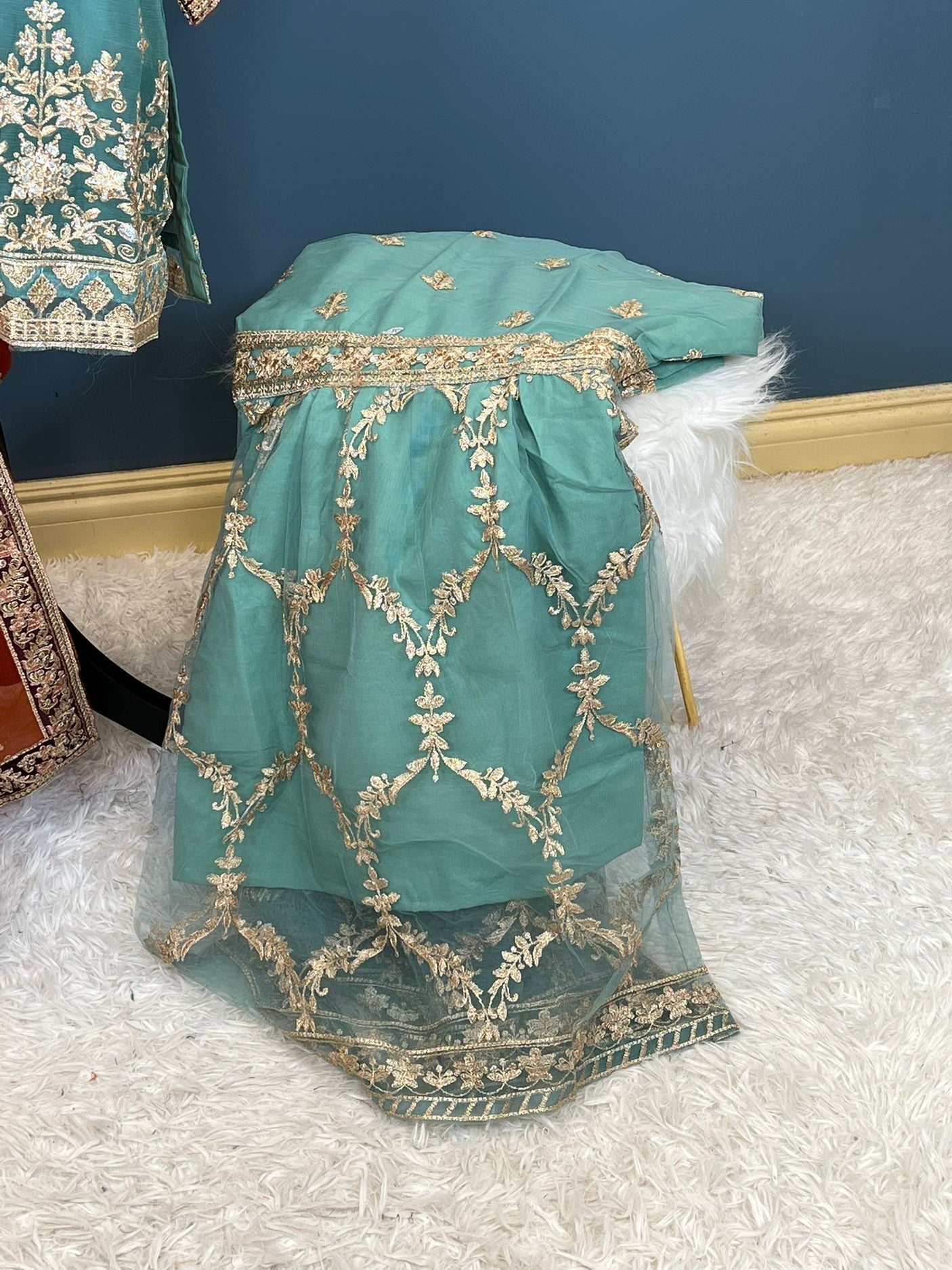 Pakistani Embroidered Party wear Ready To Ship