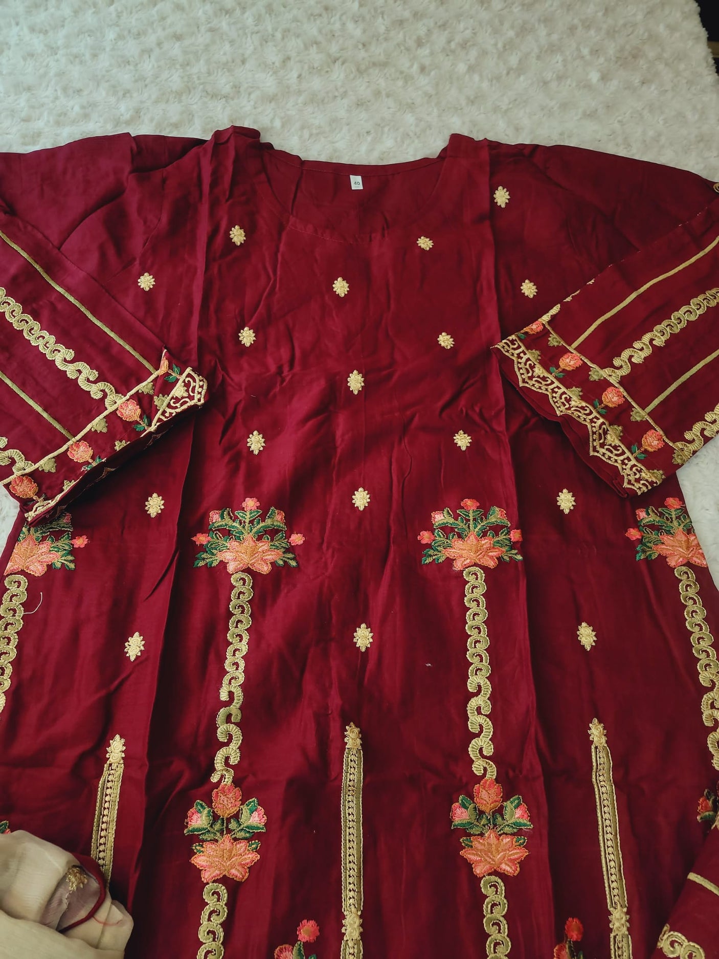 Pakistani Stitched Embroidery luxury lawn Dresses Ready To Ship