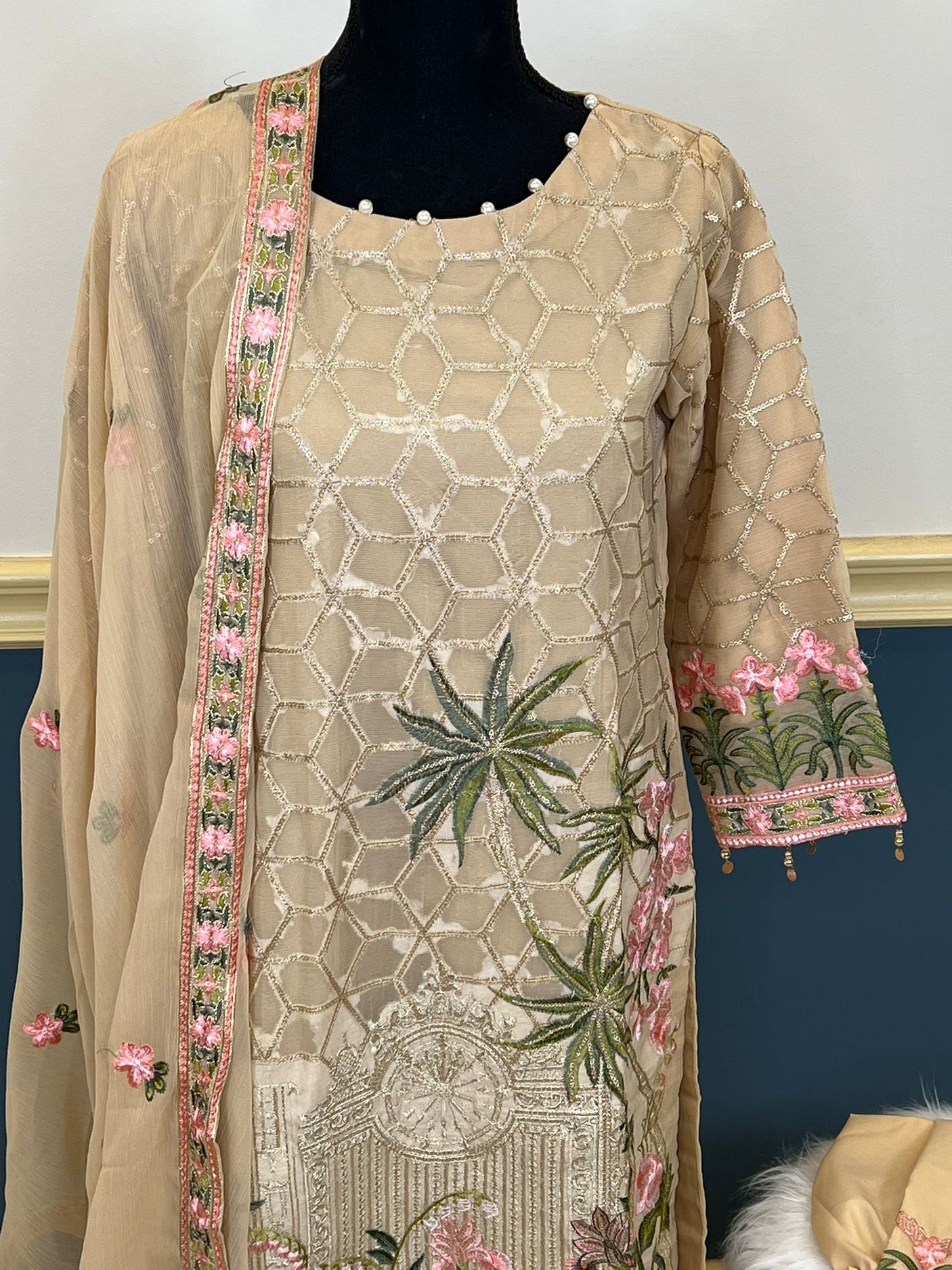 Pakistani Embroidered Party wear Ready To Ship