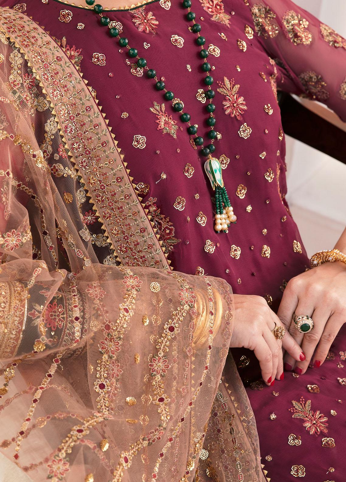 Chantelle - Embroidered Chiffon By Baroque Luxury Collection 100% Original