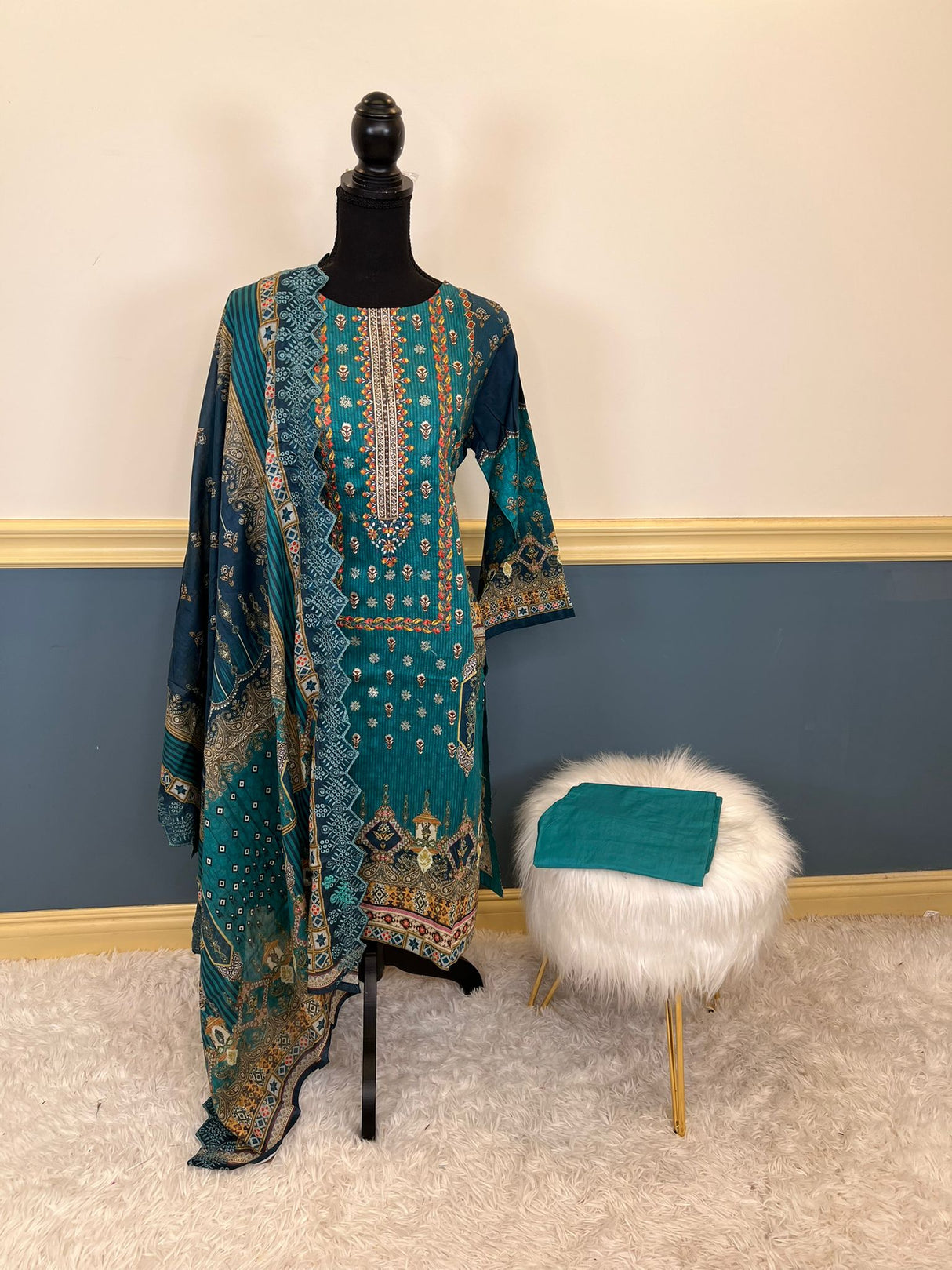 Bin Saeed original embroidered lawn Collection