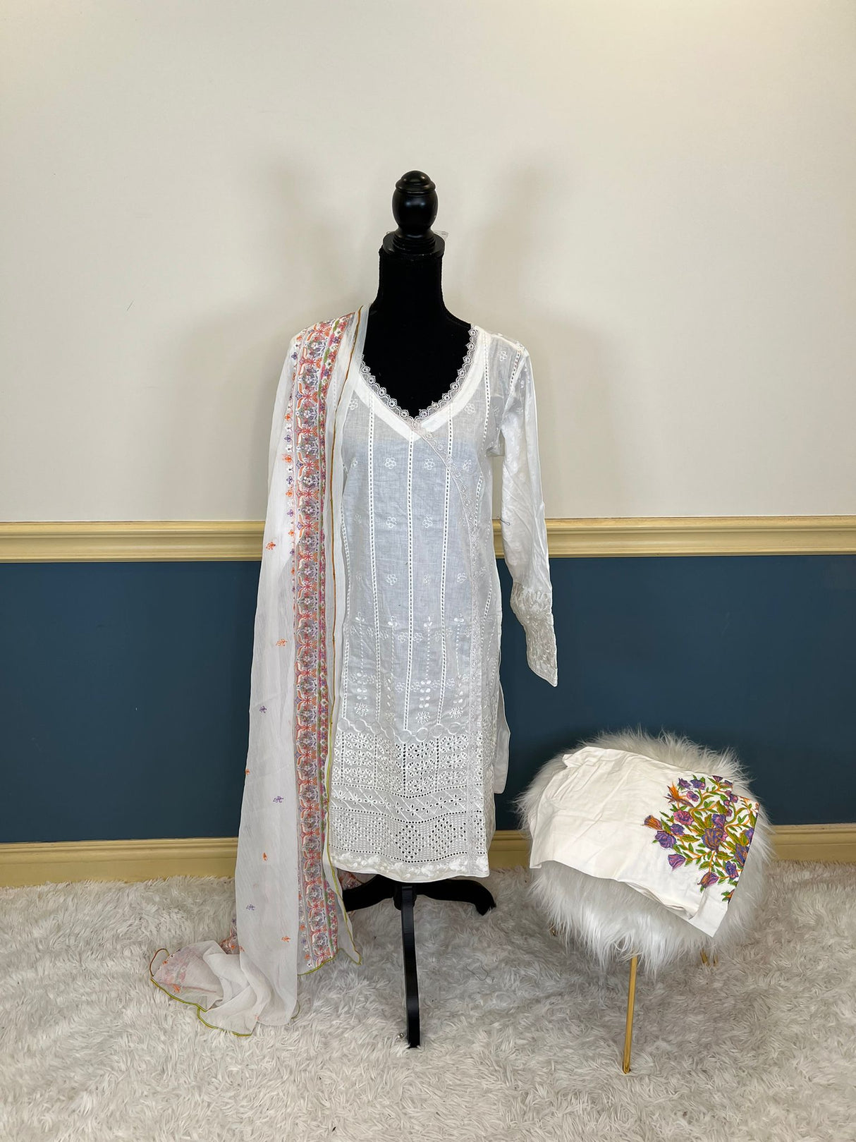 Luxury Embroidered lawn Ready To Ship