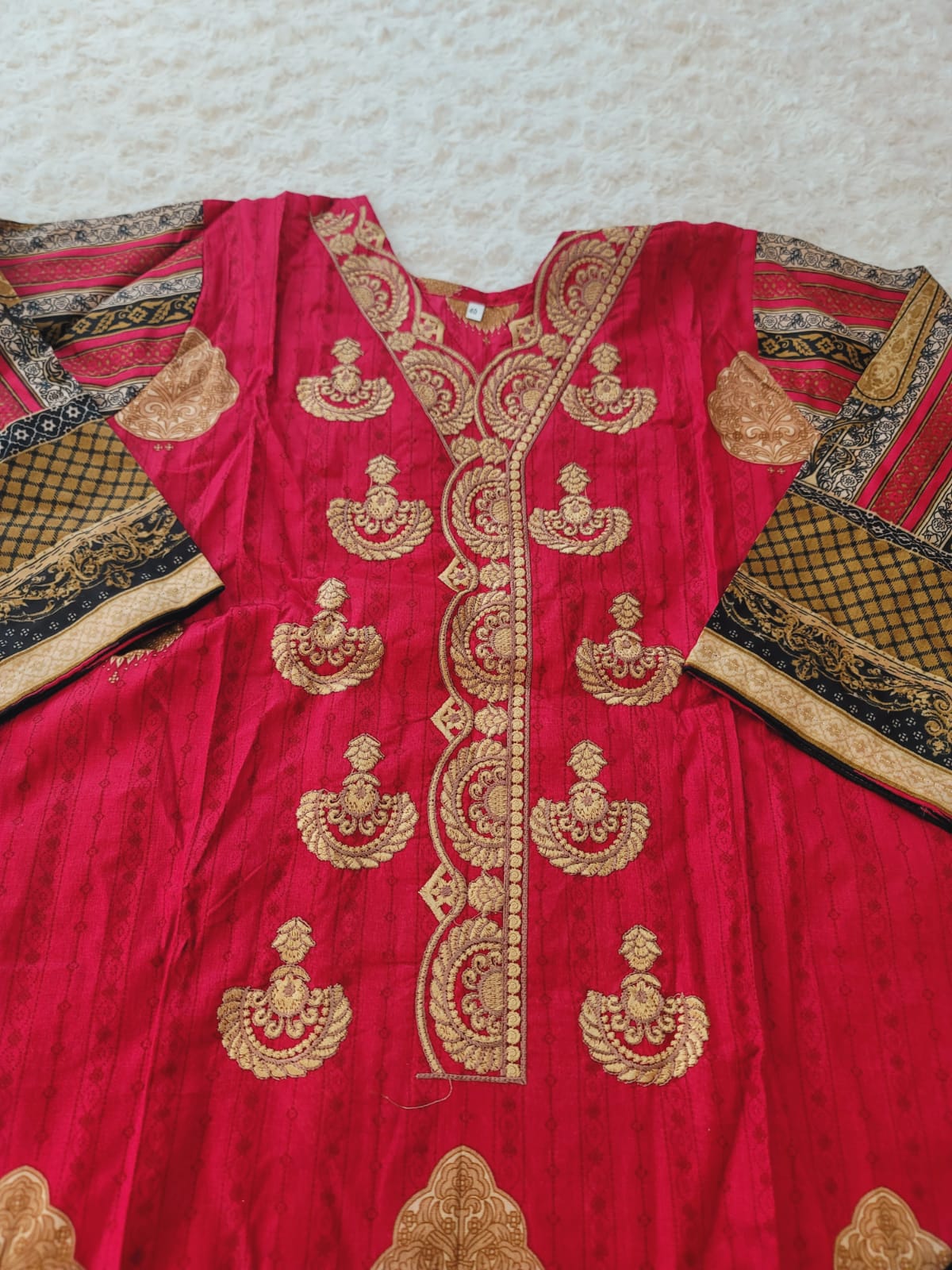 Pakistani lawn Embroidered Salwar kameez Ready To Ship