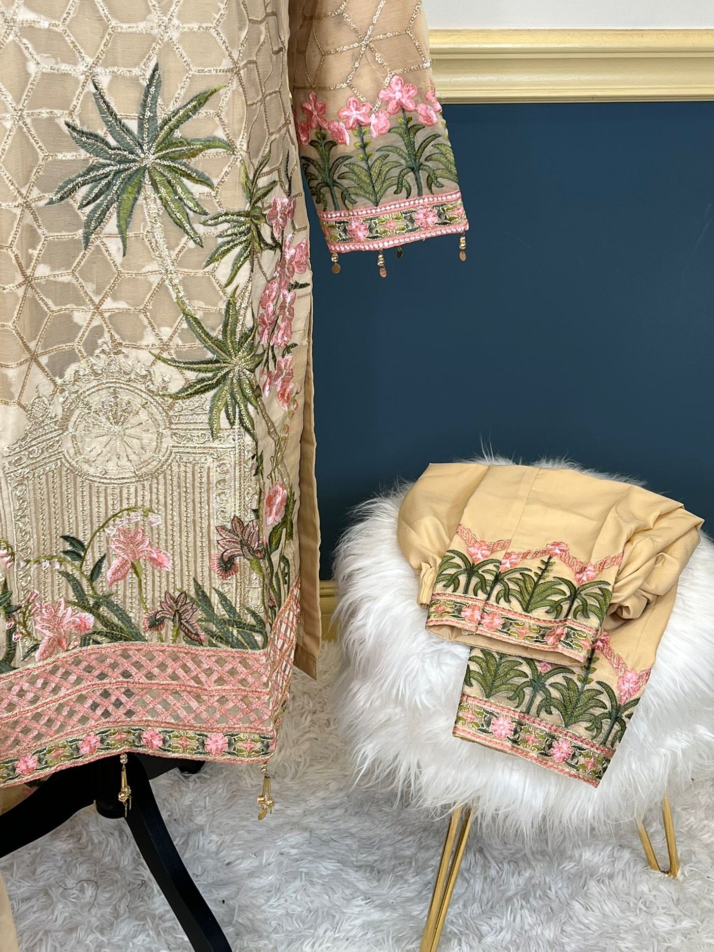 Pakistani Embroidered Party wear Ready To Ship