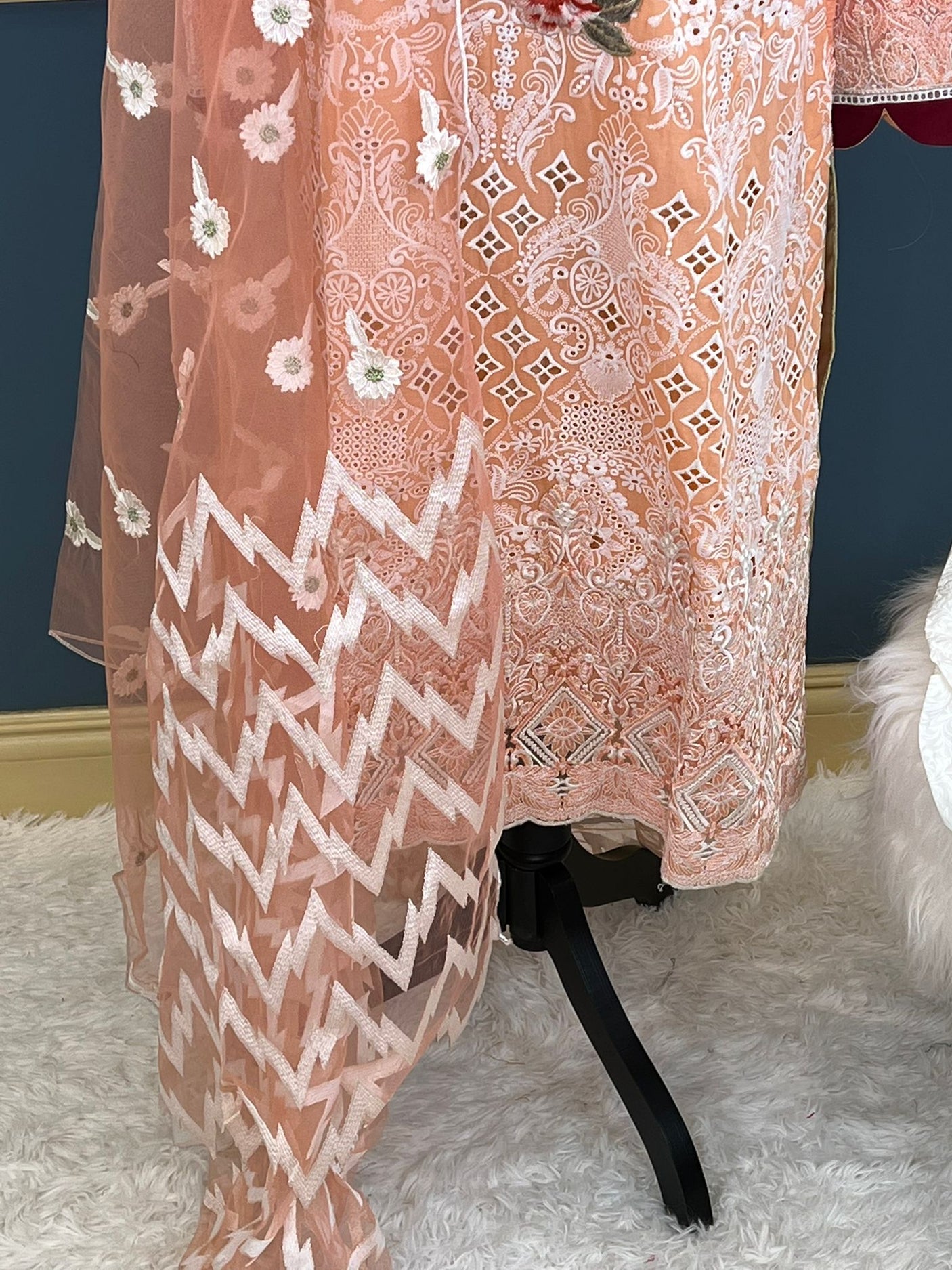 Pakistani Stitched Embroidery Party Wear Dresses Ready To Ship