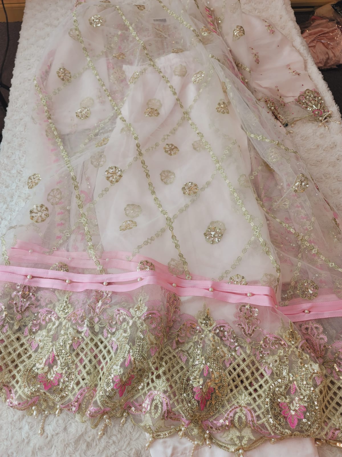 Pakistani Stitched Embroidery Party Wear Dresses Ready To Ship