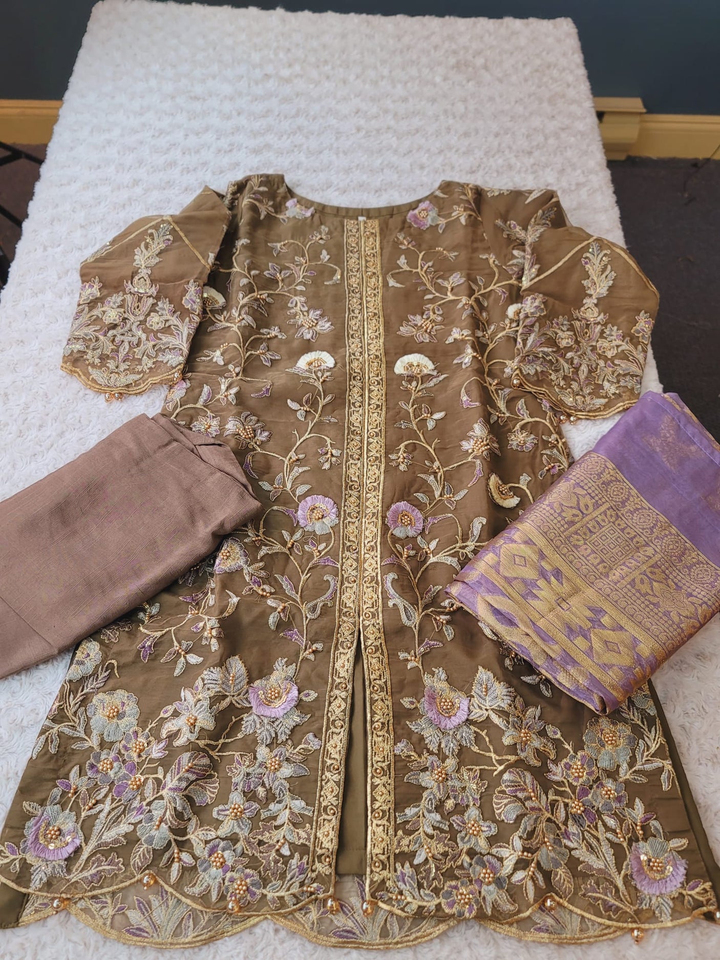 Pakistani Stitched Embroidery Party Wear Dresses Ready To Ship