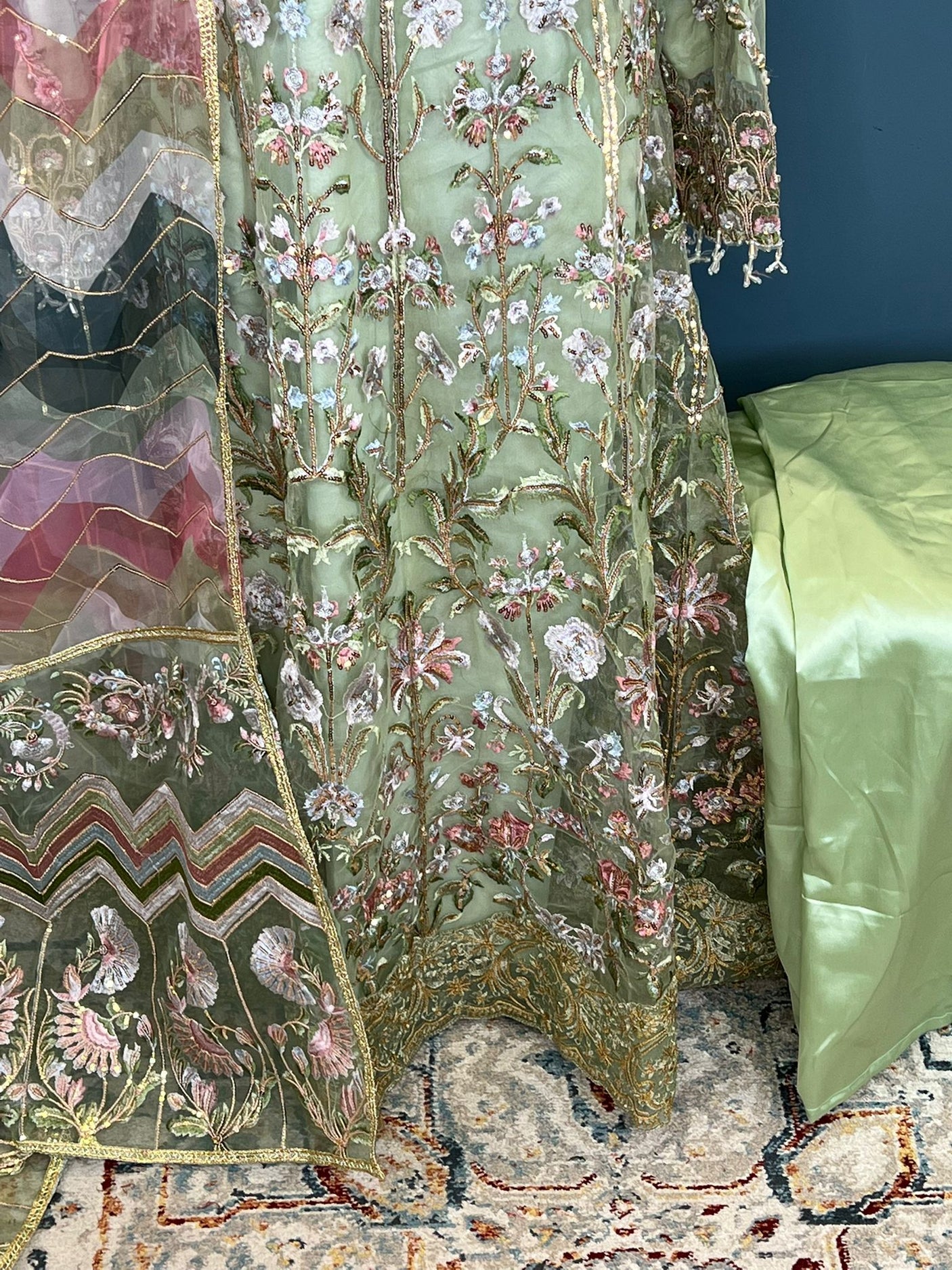 Pakistani Embroidered Party wear Ready To Ship