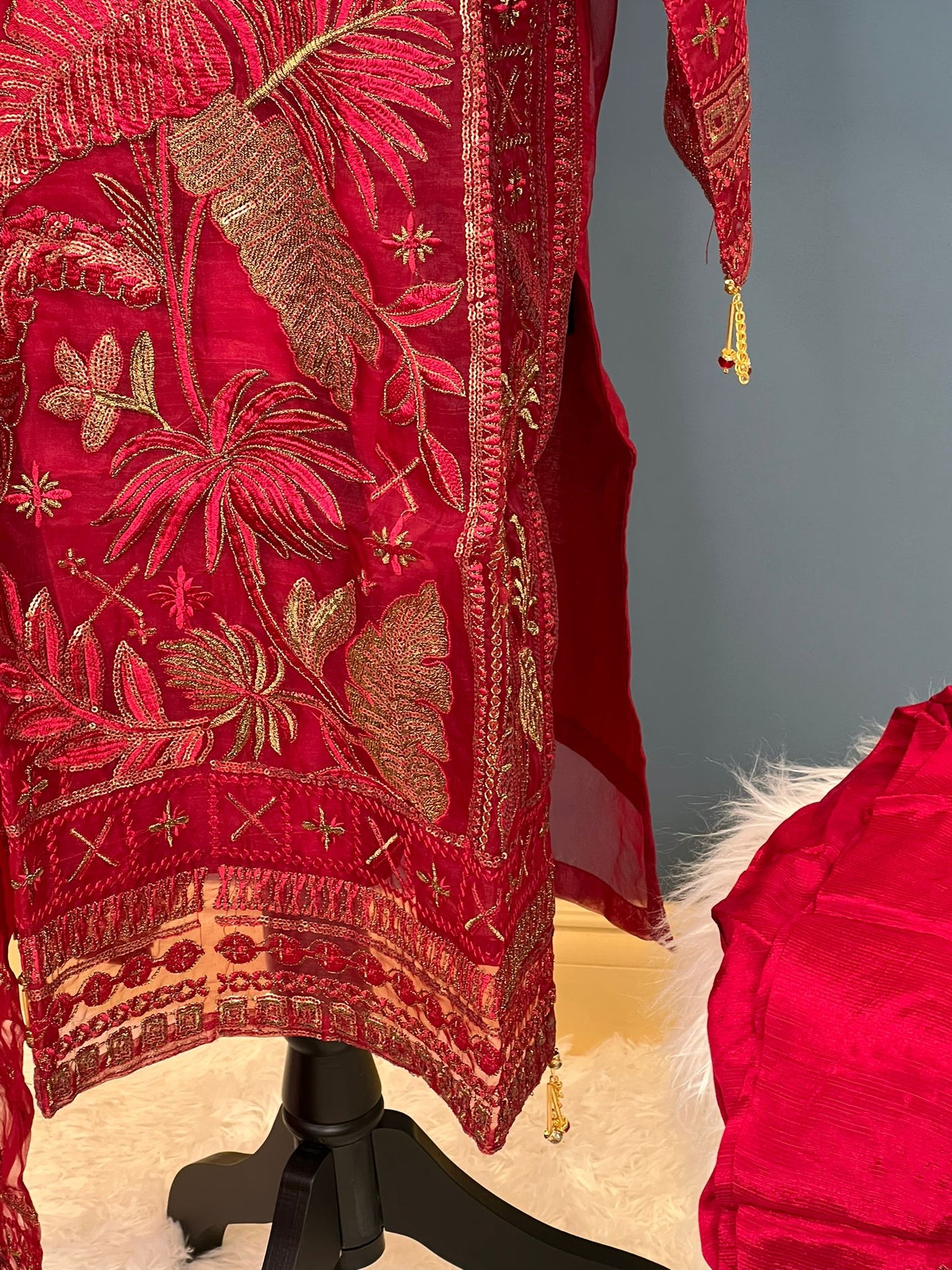 Pakistani Stitched Embroidery Party Wear Dresses Ready To Ship