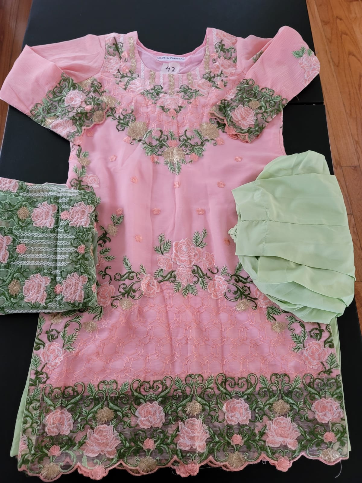 Pakistani Stitched Embroidery Party Wear Dresses Ready To Ship