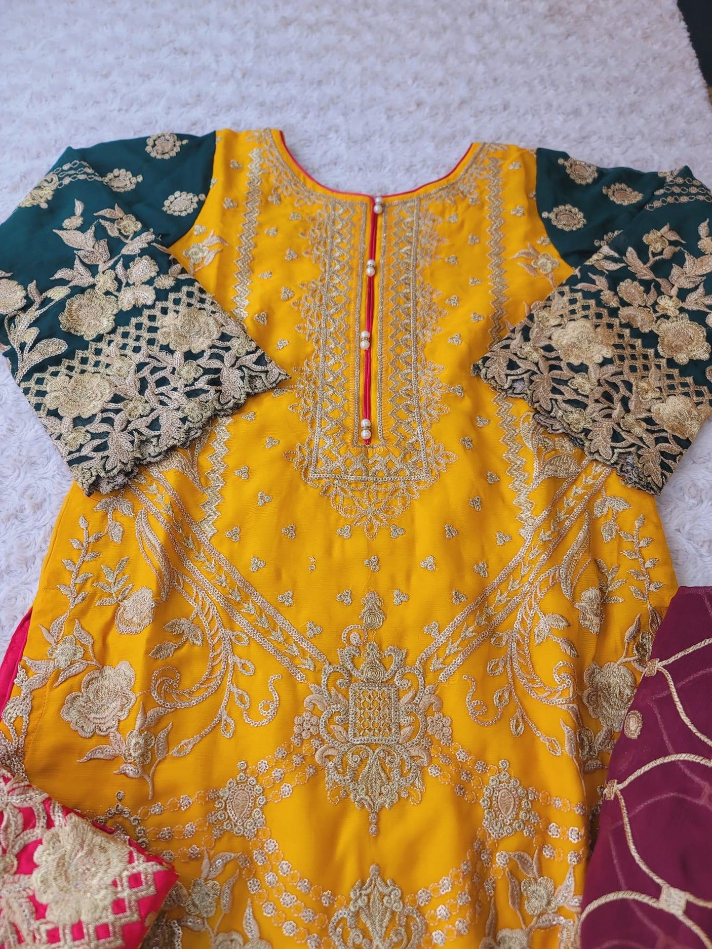 Pakistani Stitched Embroidery Party Wear Dresses Ready To Ship