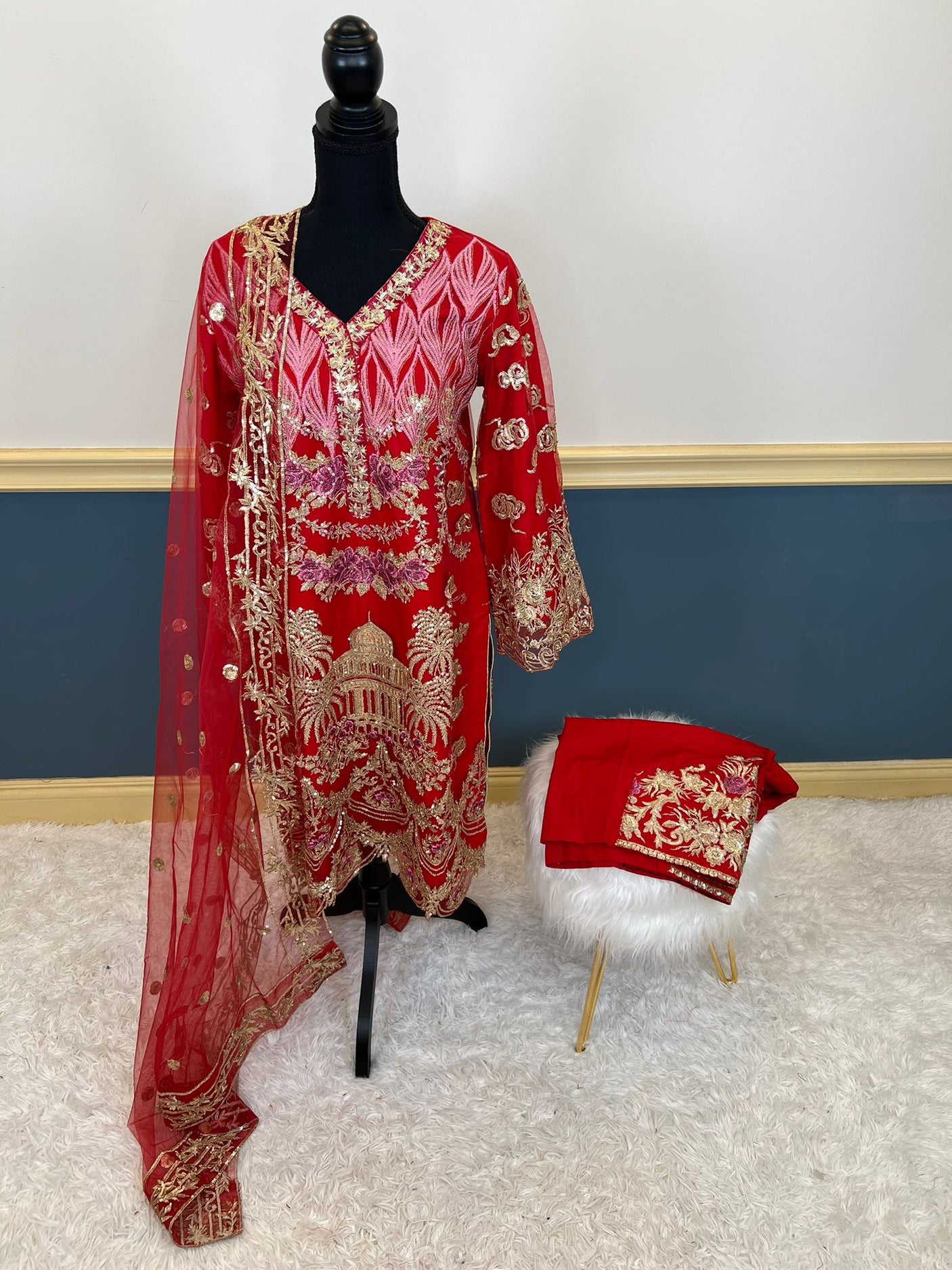 Pakistani Embroidered Party wear Ready To Ship