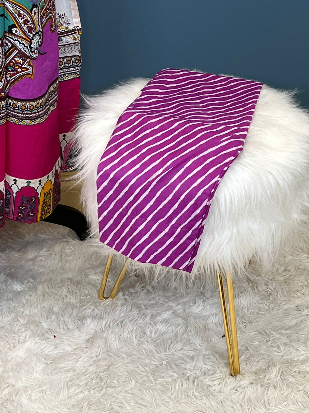 Indian Cotton Stitched Embroidery Suit Ready To Ship