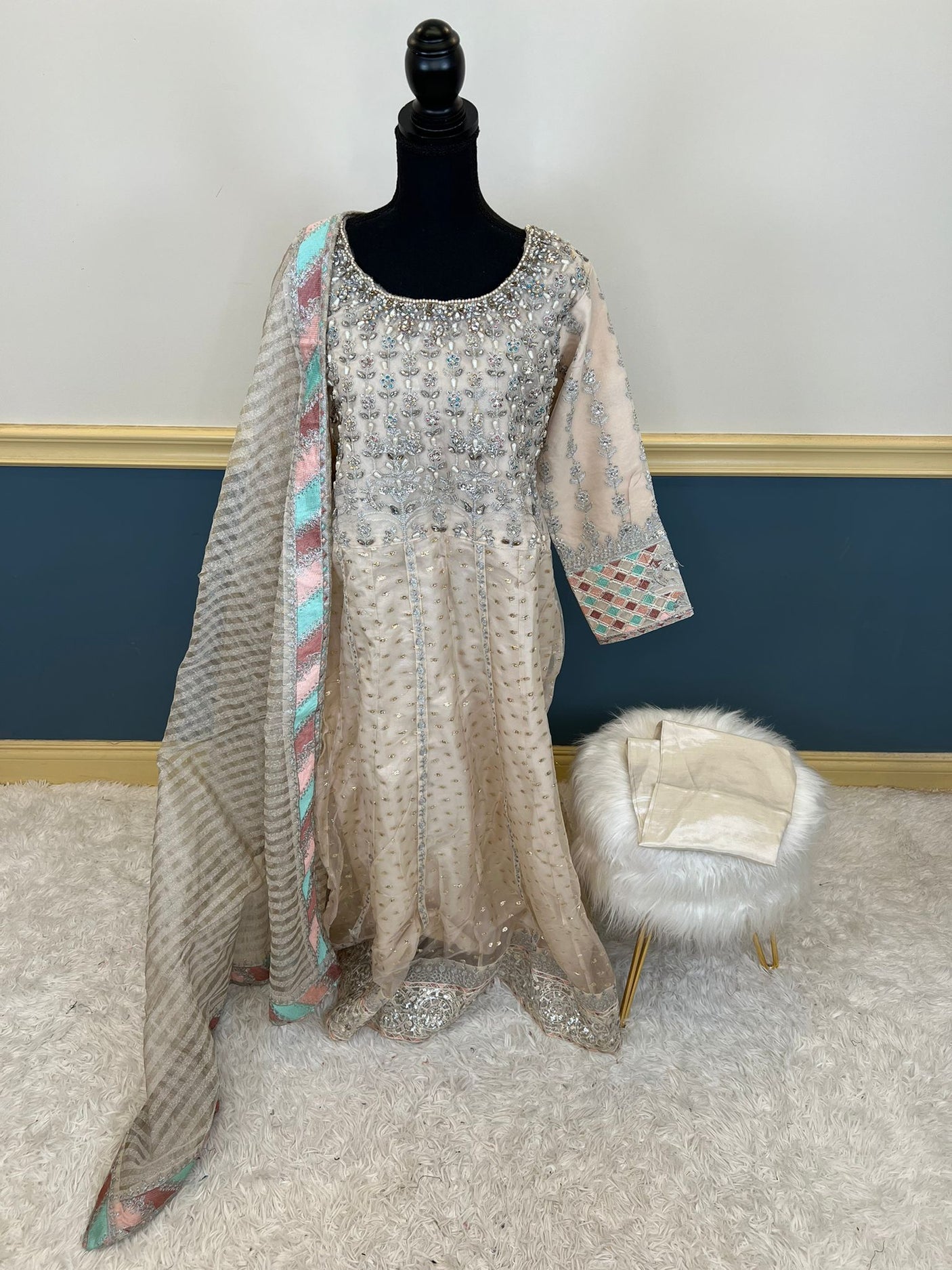 Pakistani Embroidered Party wear Ready To Ship