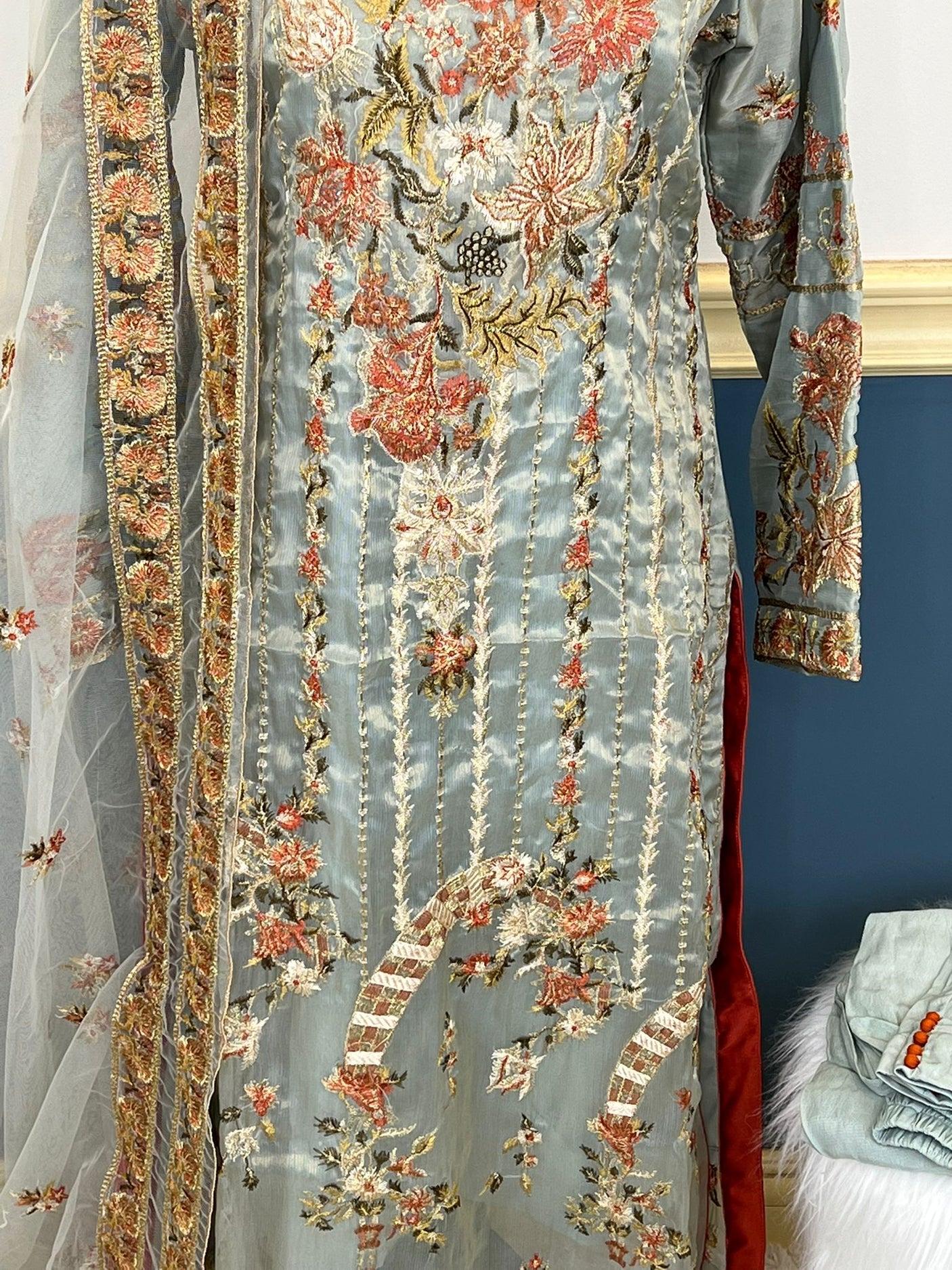 Pakistani Embroidered Party wear Ready To Ship