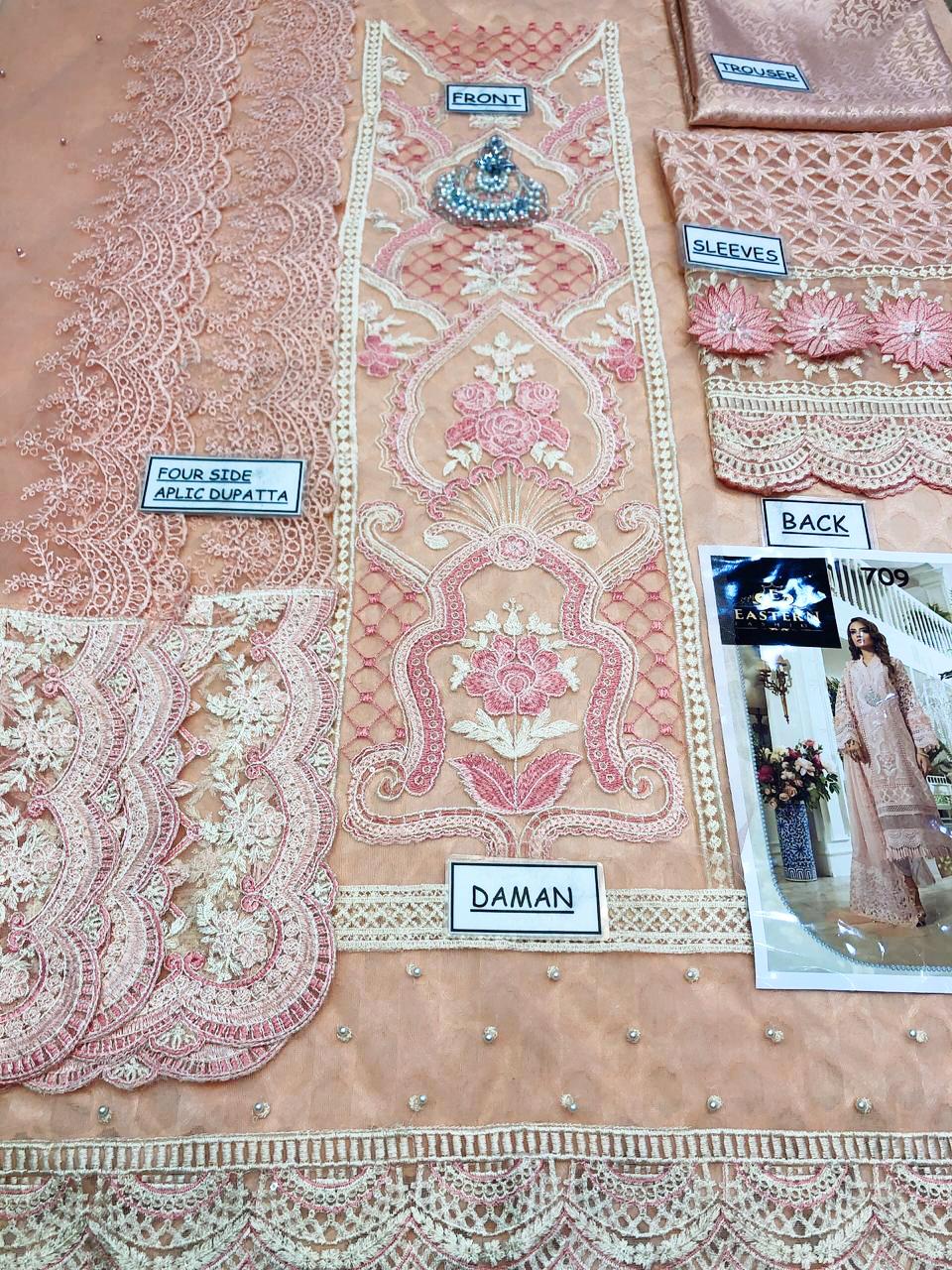 Pakistani Stitched Embroidery Party Wear Dresses Ready To Ship