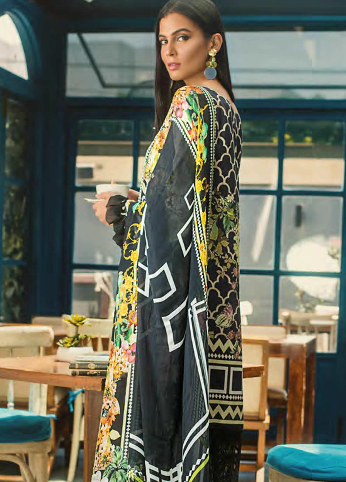 Erum Khan Embroidered Lawnr 100% Original