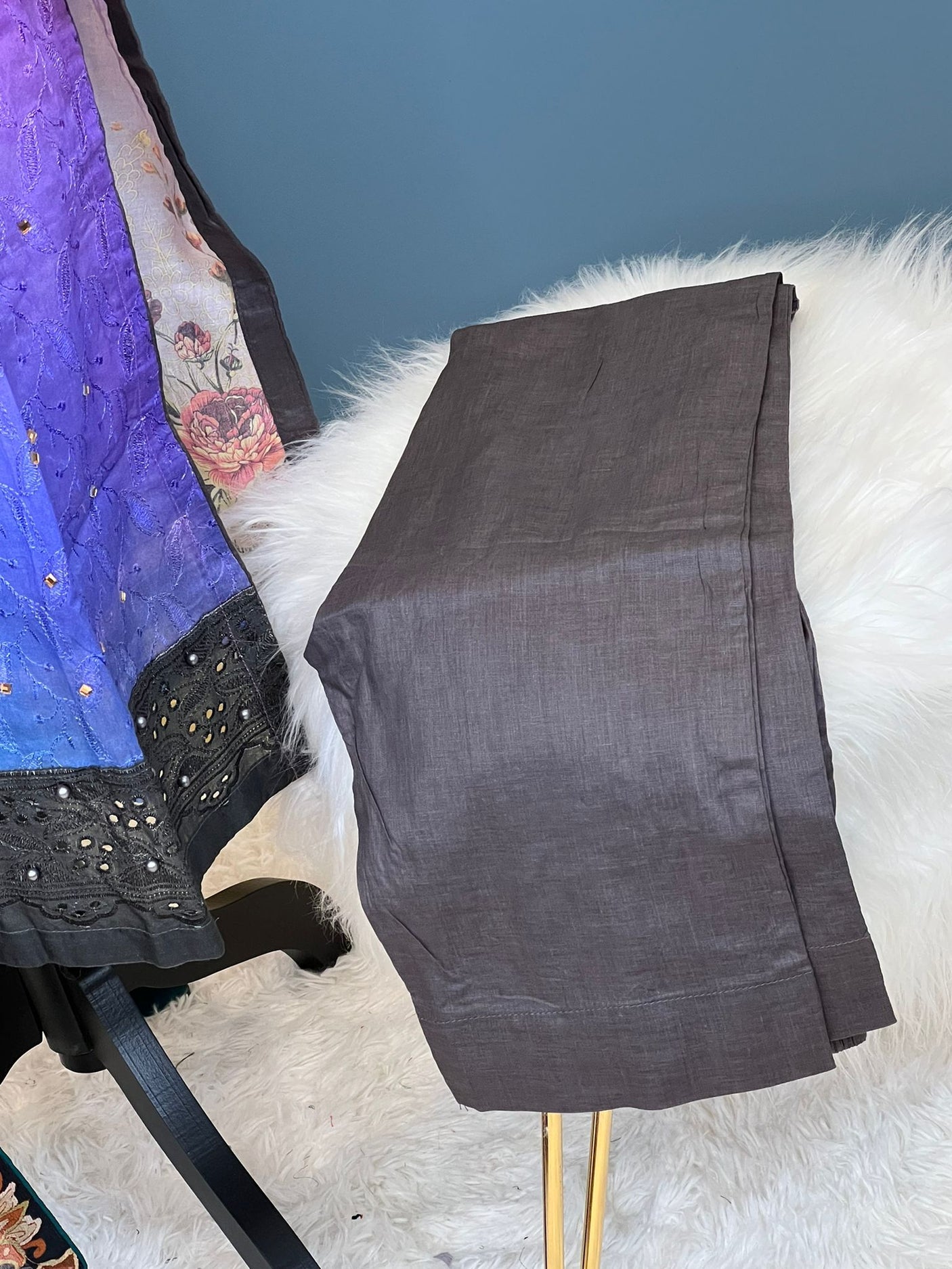 Pakistani Stitched lawn Embroidered Salwar kameez ready to ship