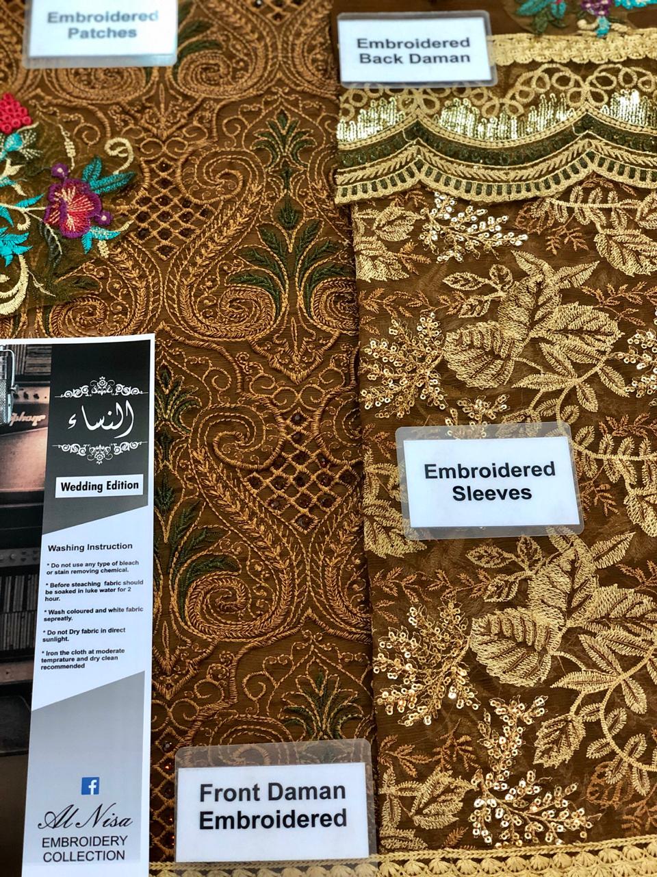 Pakistani Stitched Embroidery Party Wear Dresses Ready To Ship