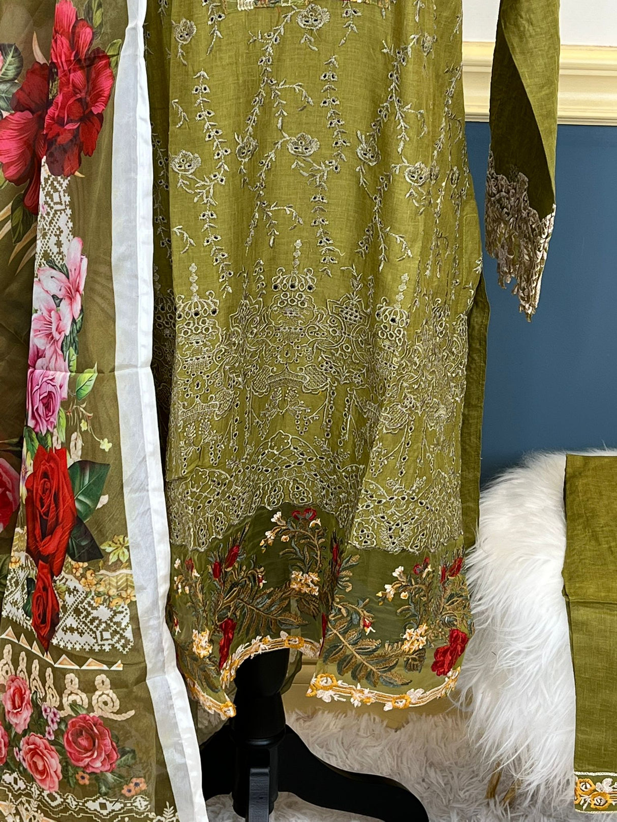 Luxury Embroidered lawn Ready To Ship