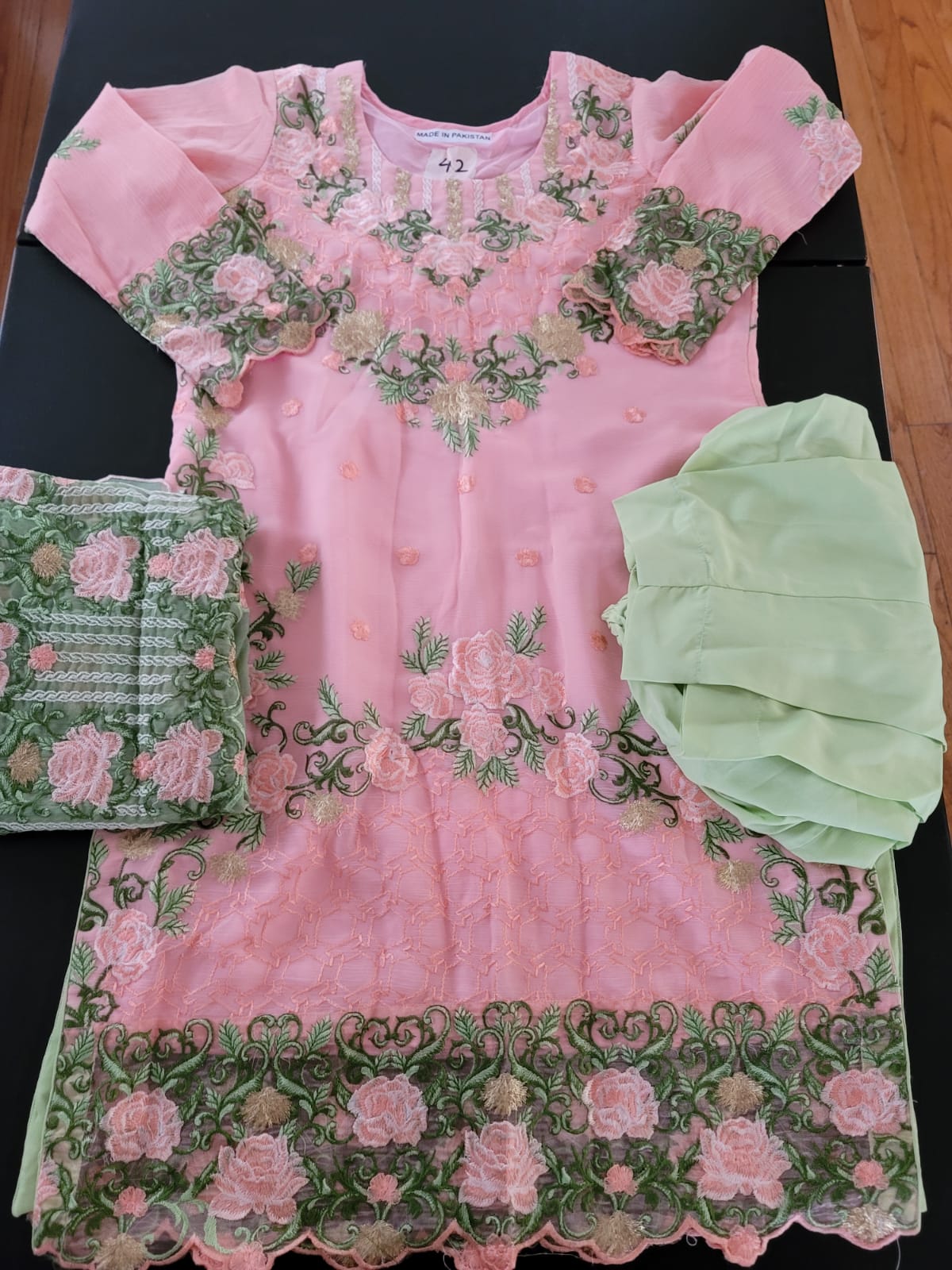 Pakistani Stitched Embroidery Party Wear Dresses Ready To Ship