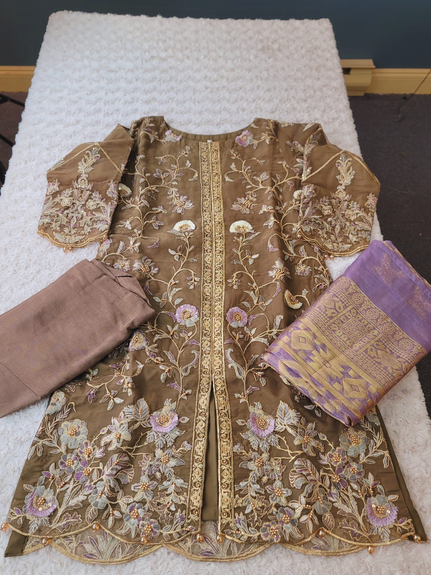 Pakistani Stitched Embroidery Party Wear Dresses Ready To Ship