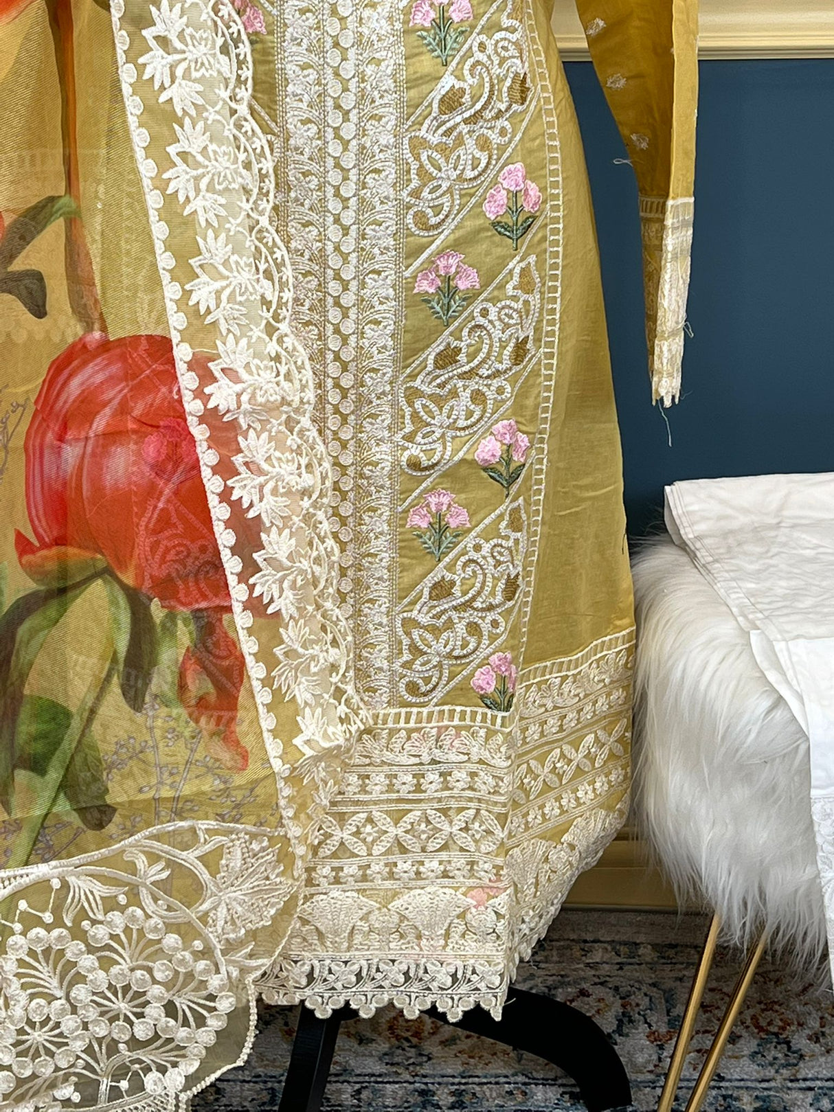 Luxury Embroidered lawn Ready To Ship