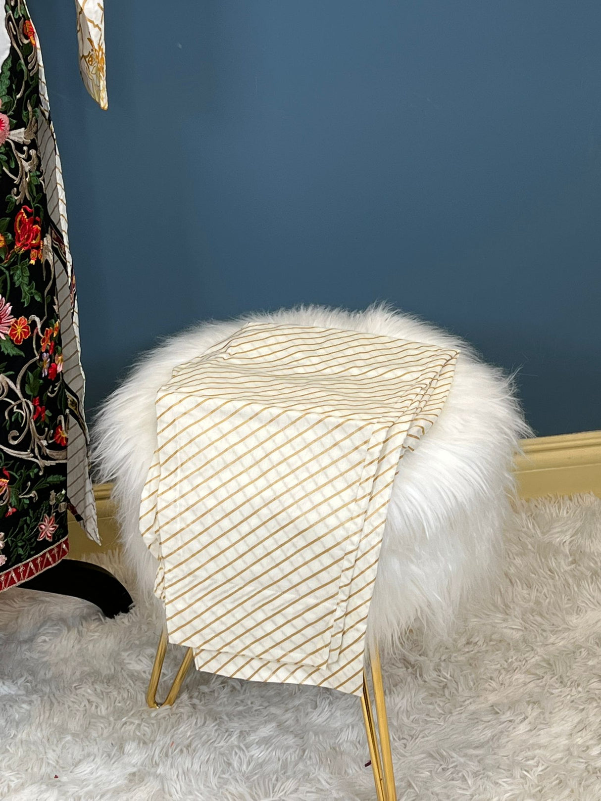 Indian Cotton Stitched Embroidery Suit Ready To Ship