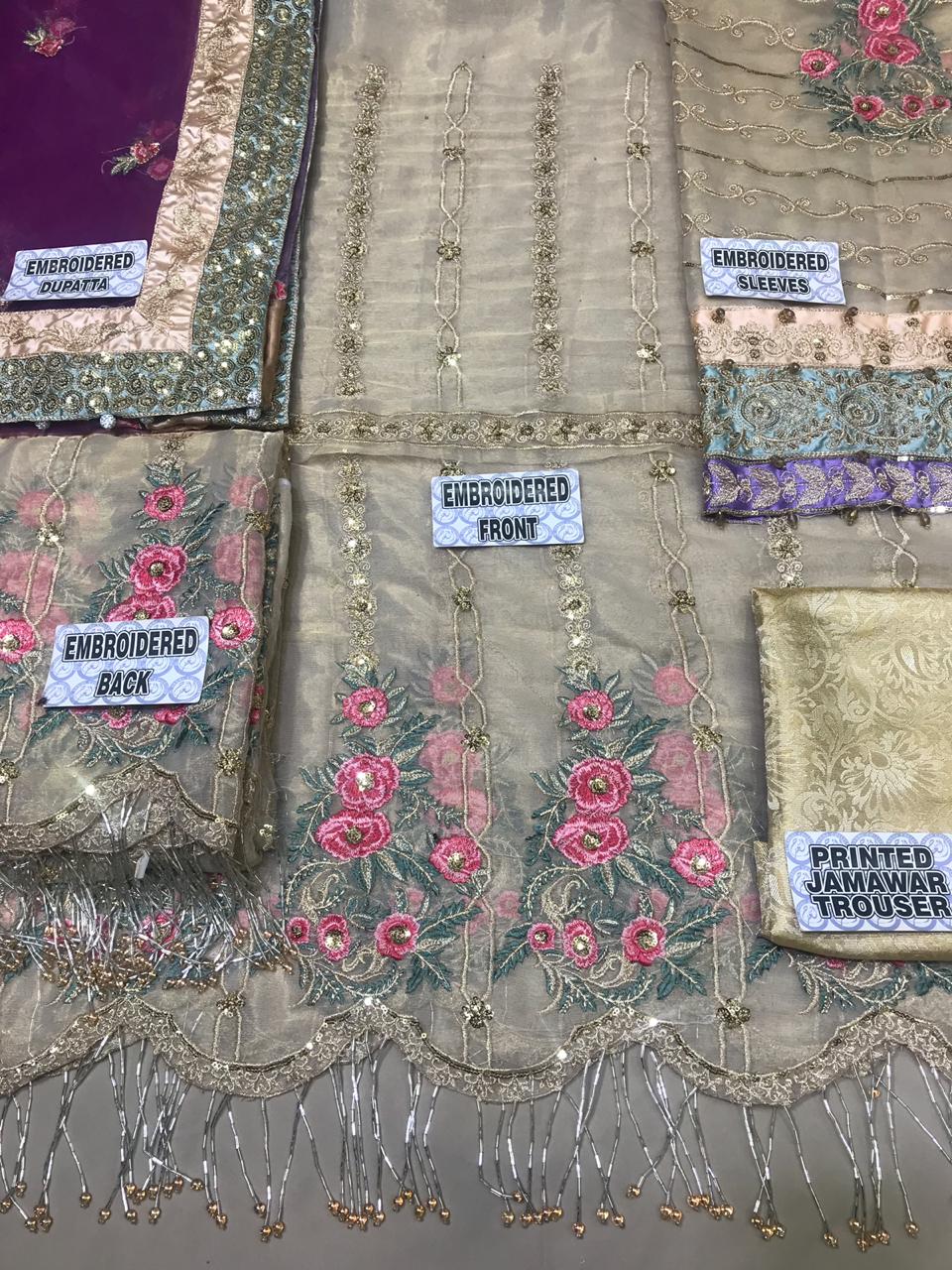 Pakistani Stitched Embroidery Party Wear Dresses Ready To Ship