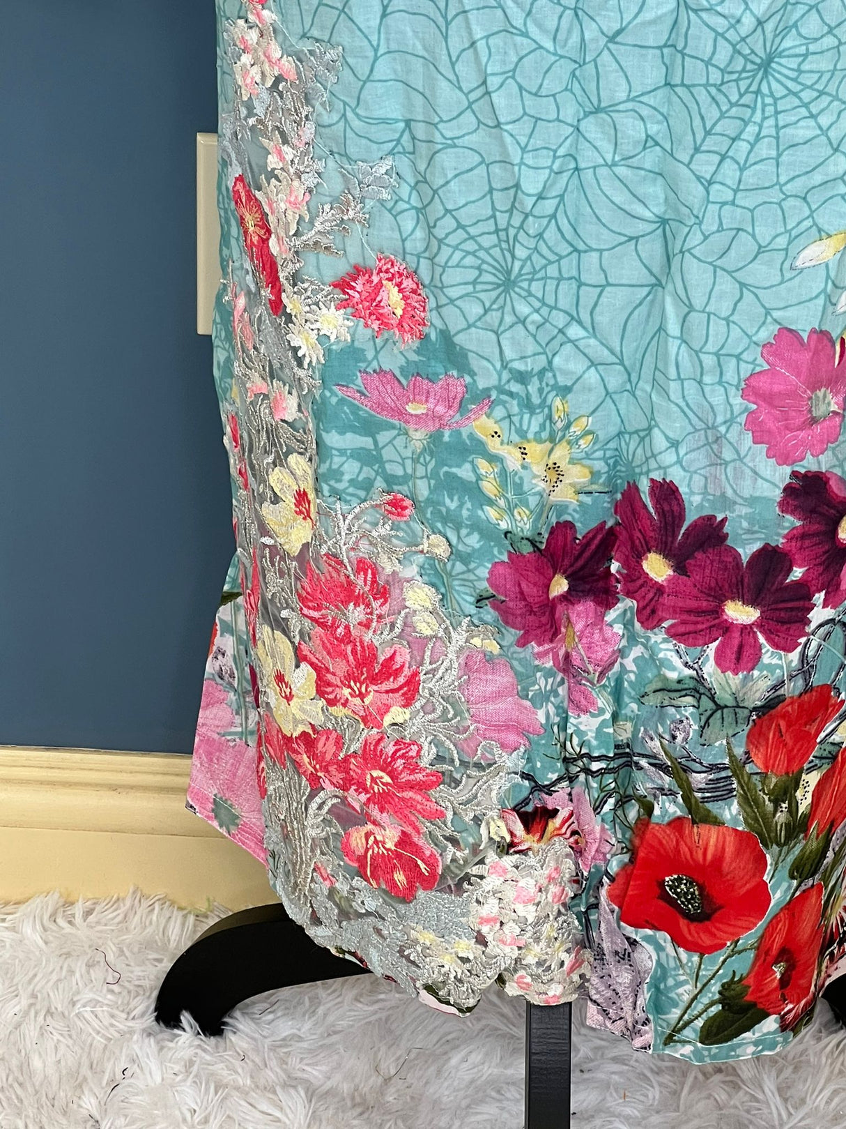 Pakistani Stitched Embroidery Lawn Suit Ready To Ship