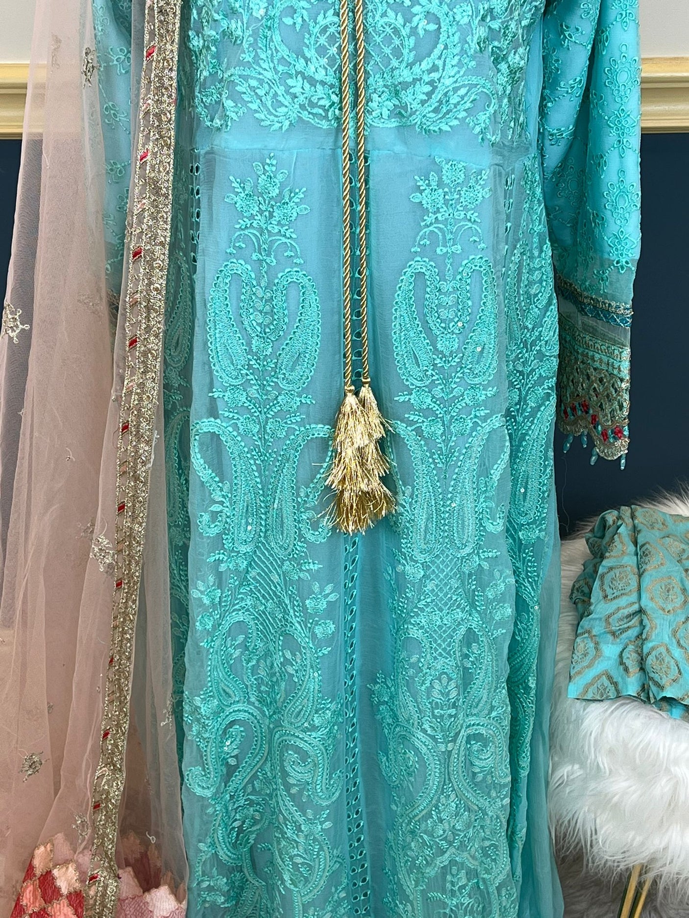 Pakistani Embroidered Party wear Ready To Ship