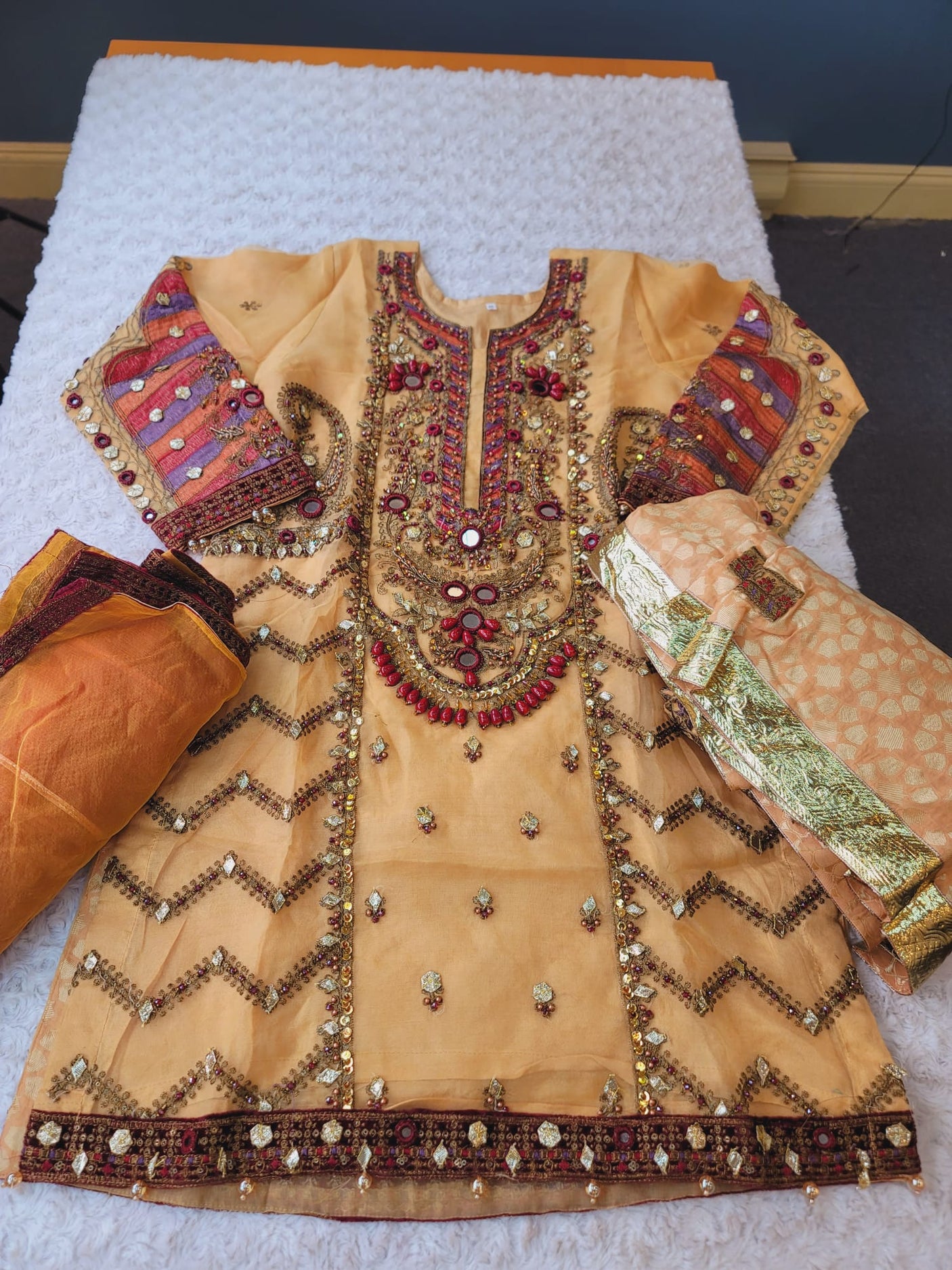 Pakistani Stitched Embroidery Party Wear Dresses Ready To Ship