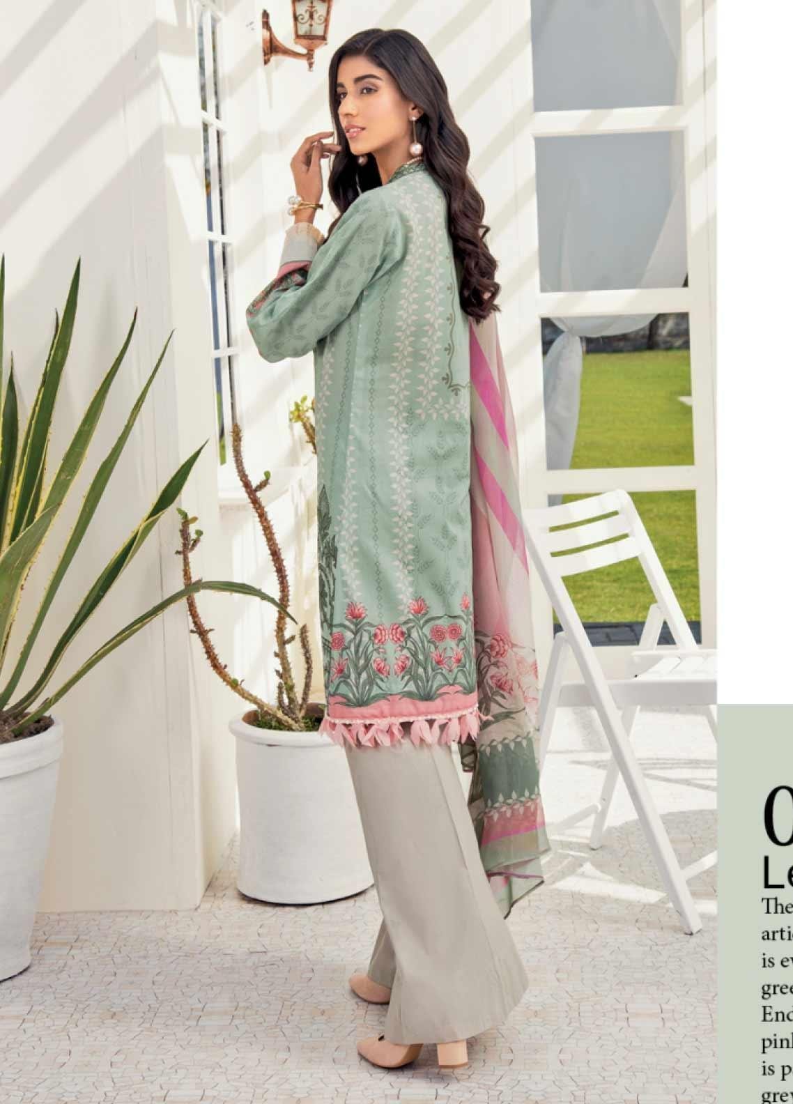 Iznik Embroidered Lawn-100% Original
