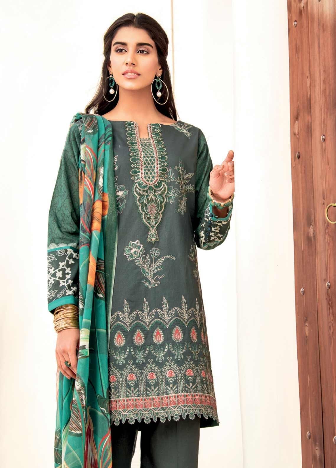 Iznik Embroidered Lawn 2020-100% Original Guaranteed