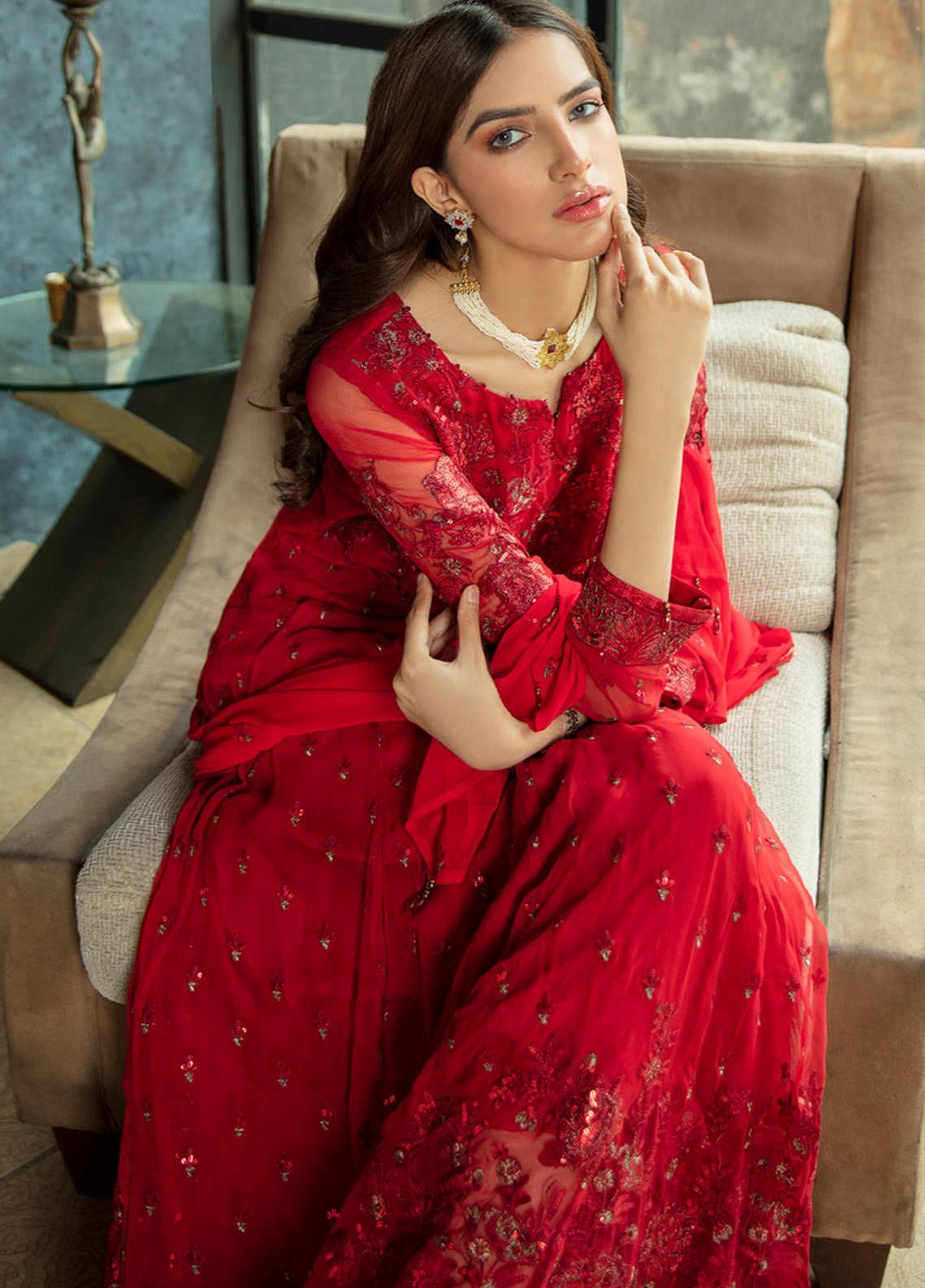 Jannan by Riaz Arts Festive Embroidered Chiffon Collection 2021 - 100% Original Guaranteed