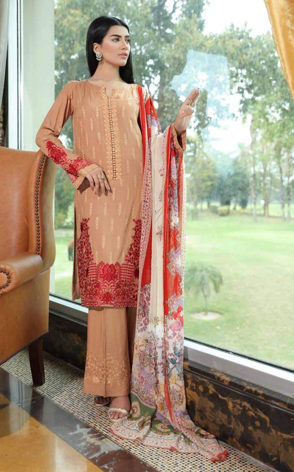 Johra Ajmi Embroidered Lawn Collection-100% Original Guaranteed