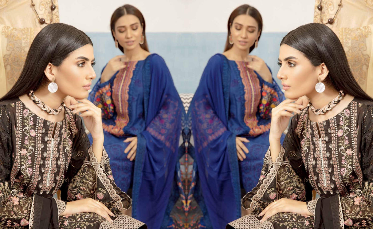 Johra Lawn Embroidered Collection 100% Original