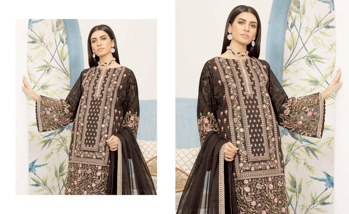 Johra Lawn Embroidered Collection 100% Original