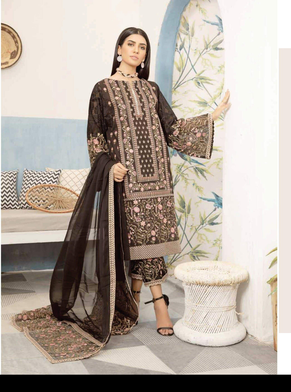 Johra Lawn Embroidered Collection 100% Original
