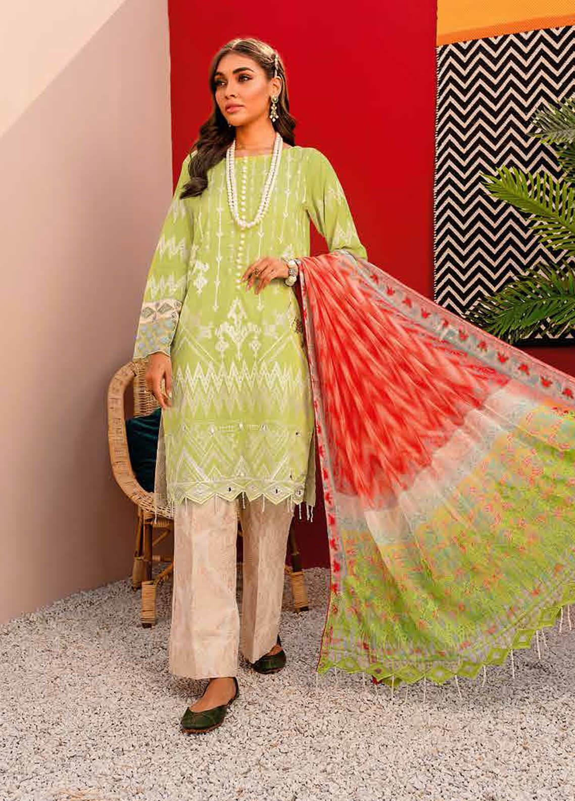 Nureh Lawn by Riaz Arts 100% Original